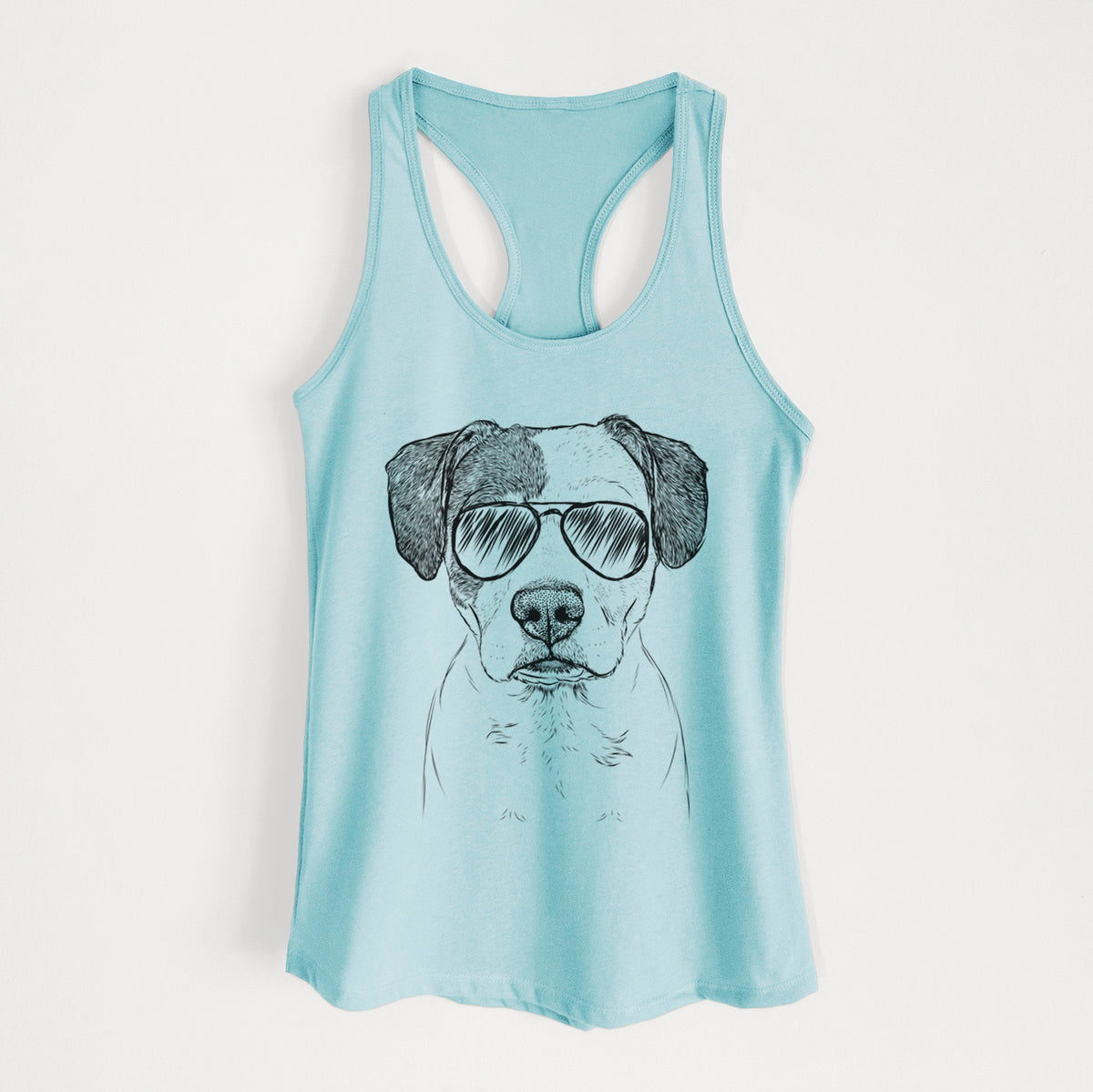 Ryleigh the Beagle Pitbull Mix - Women's Racerback Tanktop