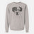 Aviator Ryleigh the Beagle Pitbull Mix - Unisex Pigment Dyed Crew Sweatshirt