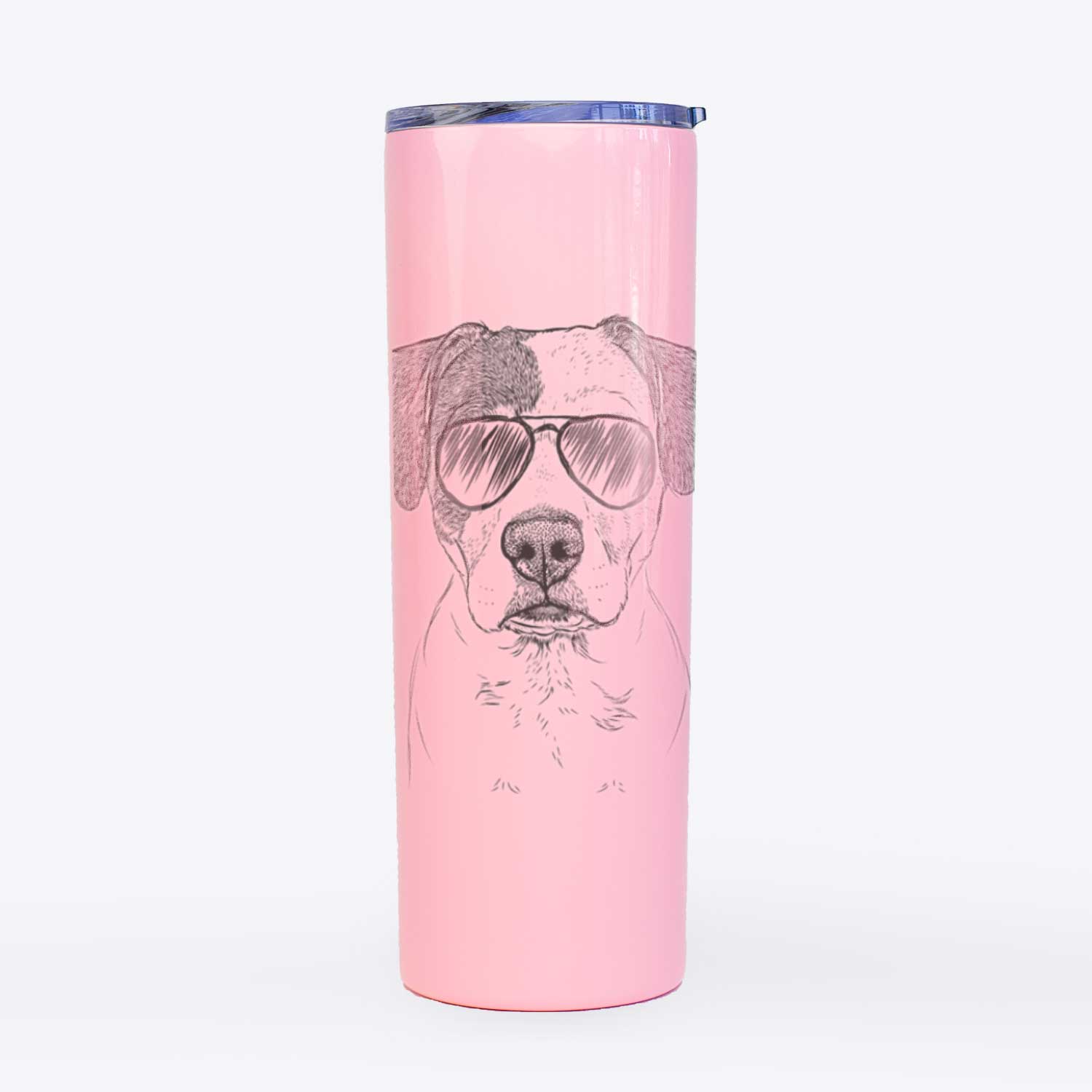 Ryleigh the Beagle Pitbull Mix - 20oz Skinny Tumbler