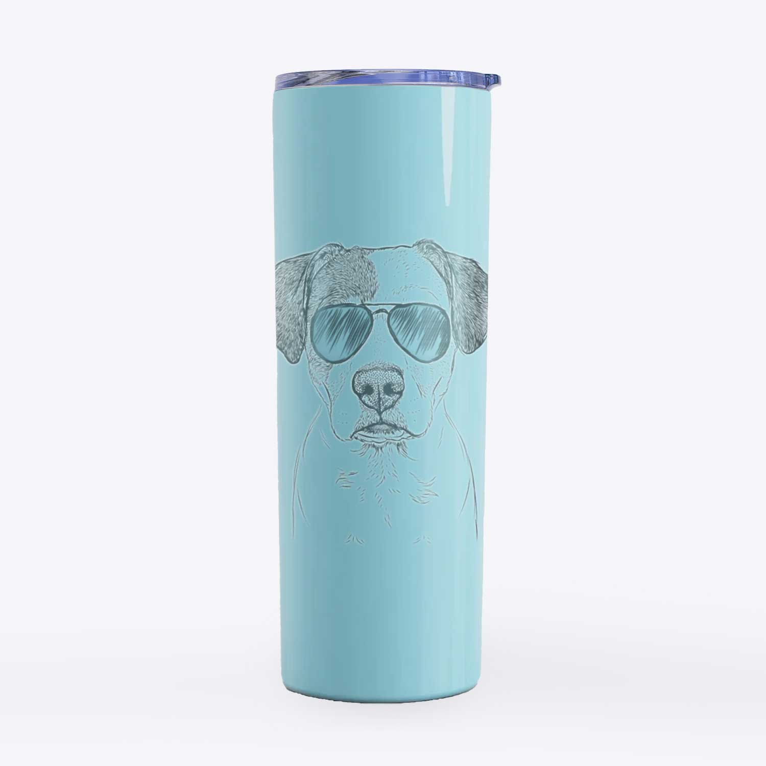 Ryleigh the Beagle Pitbull Mix - 20oz Skinny Tumbler