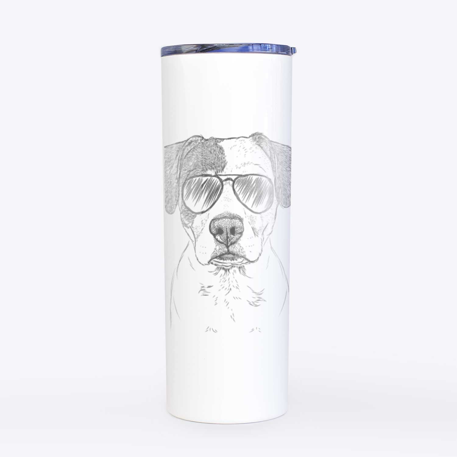 Ryleigh the Beagle Pitbull Mix - 20oz Skinny Tumbler