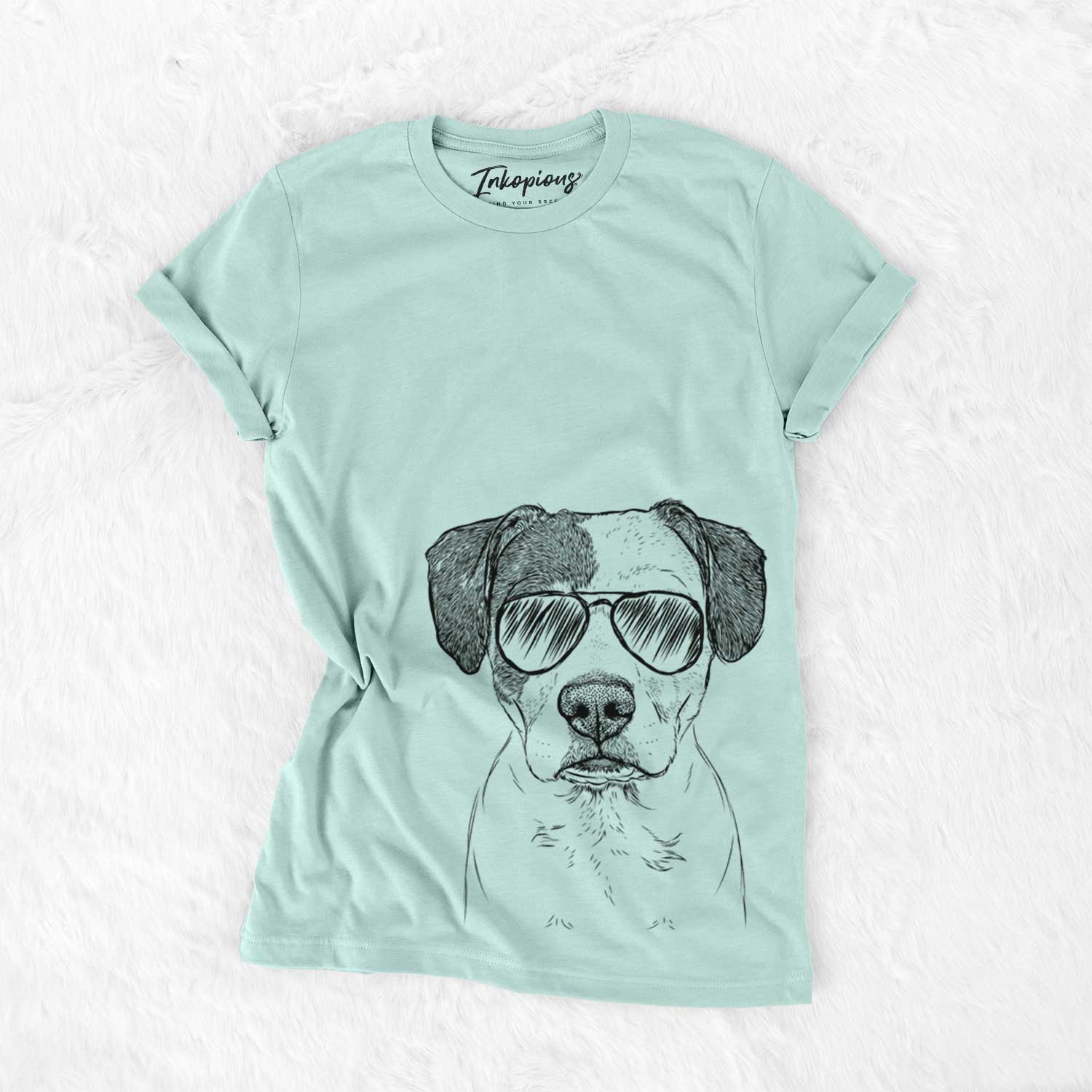 Aviator Ryleigh the Beagle Pitbull Mix - Unisex Crewneck