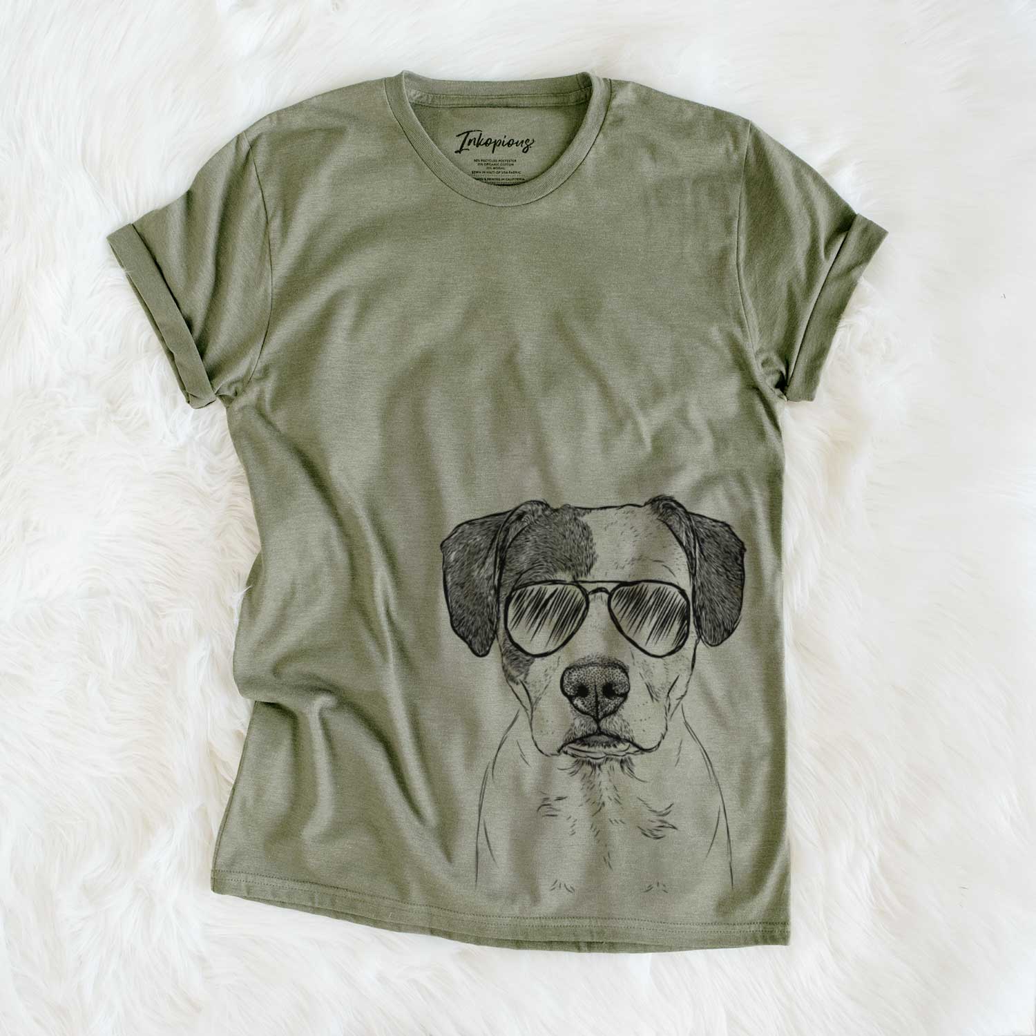 Aviator Ryleigh the Beagle Pitbull Mix - Unisex Crewneck