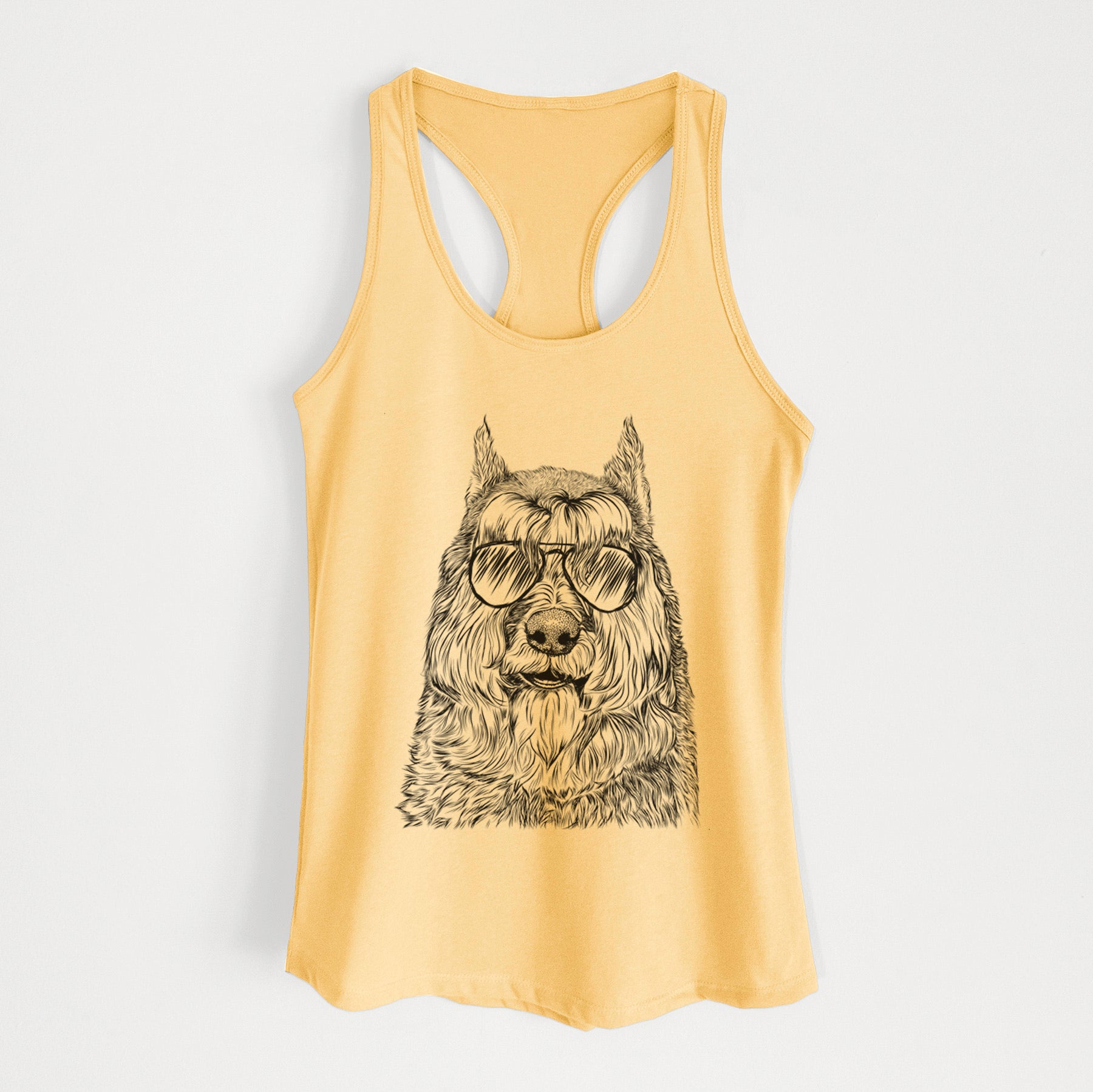 Sabre the Bouvier Des Flandres - Women's Racerback Tanktop