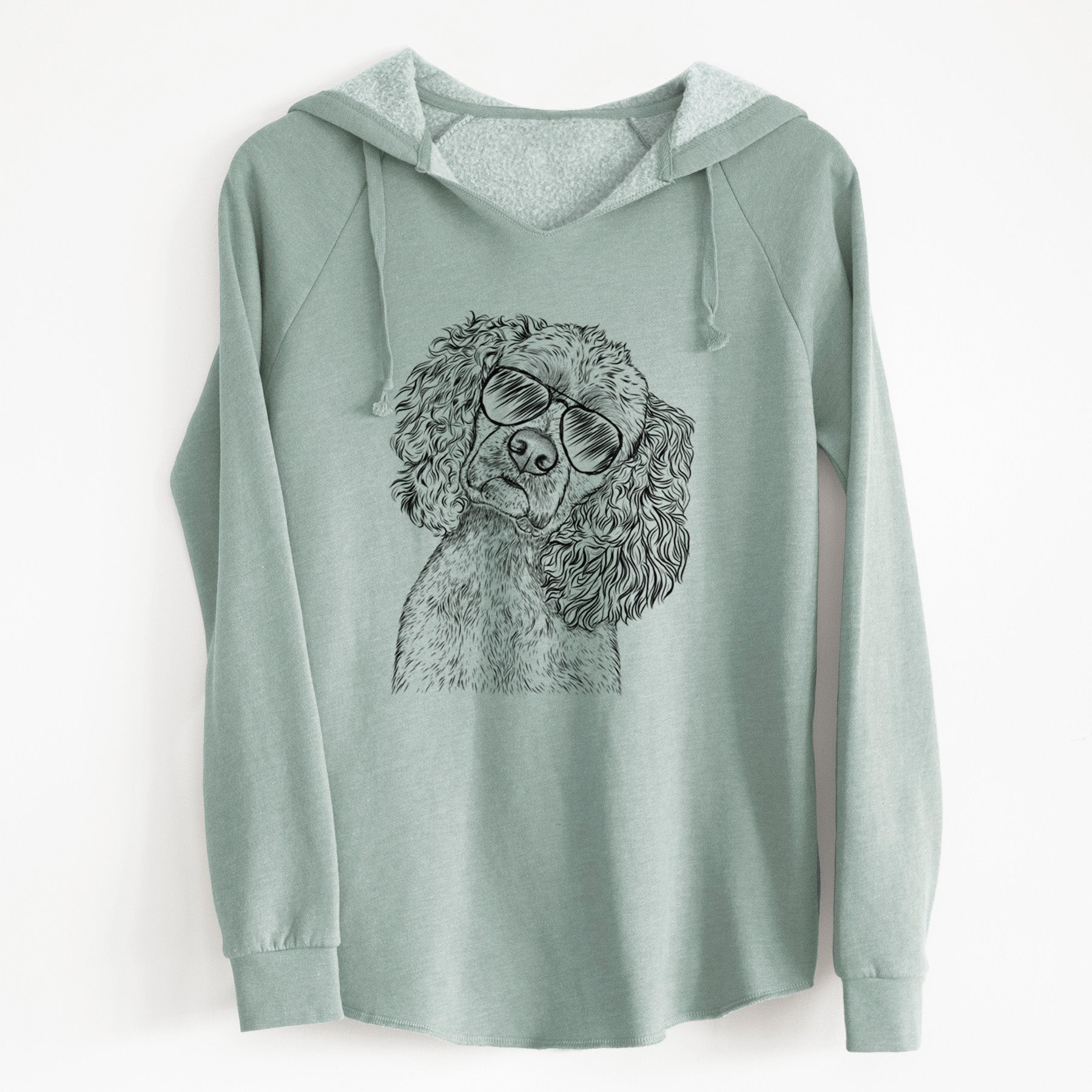 Aviator Sadie the Cocker Spaniel - Cali Wave Hooded Sweatshirt