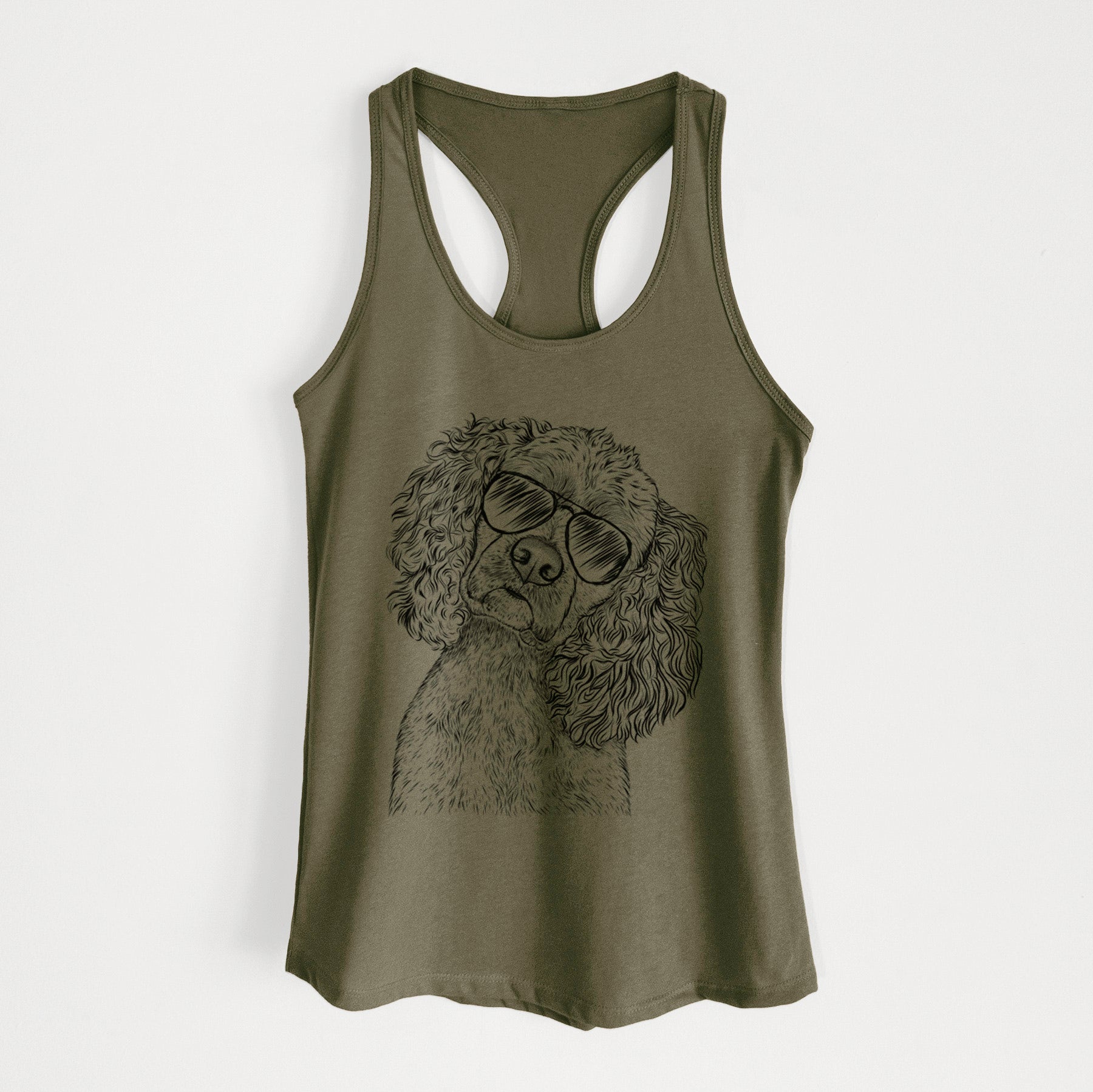 Sadie the Cocker Spaniel - Women's Racerback Tanktop