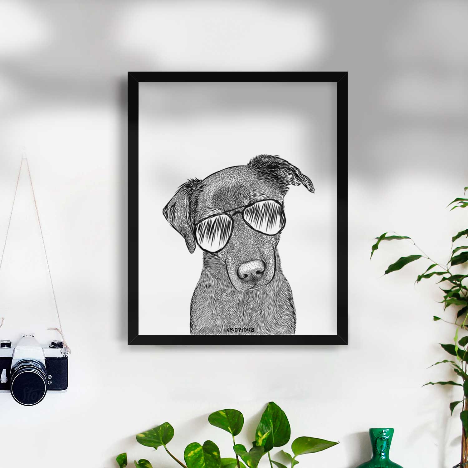 Sadie the Whipador Art Print