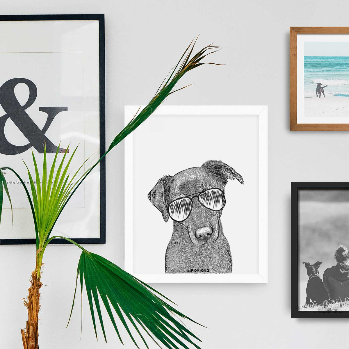 Sadie the Whipador Art Print