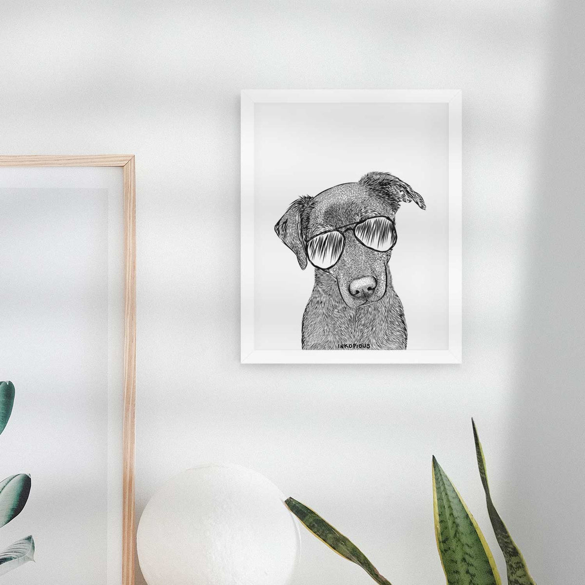 Sadie the Whipador Art Print