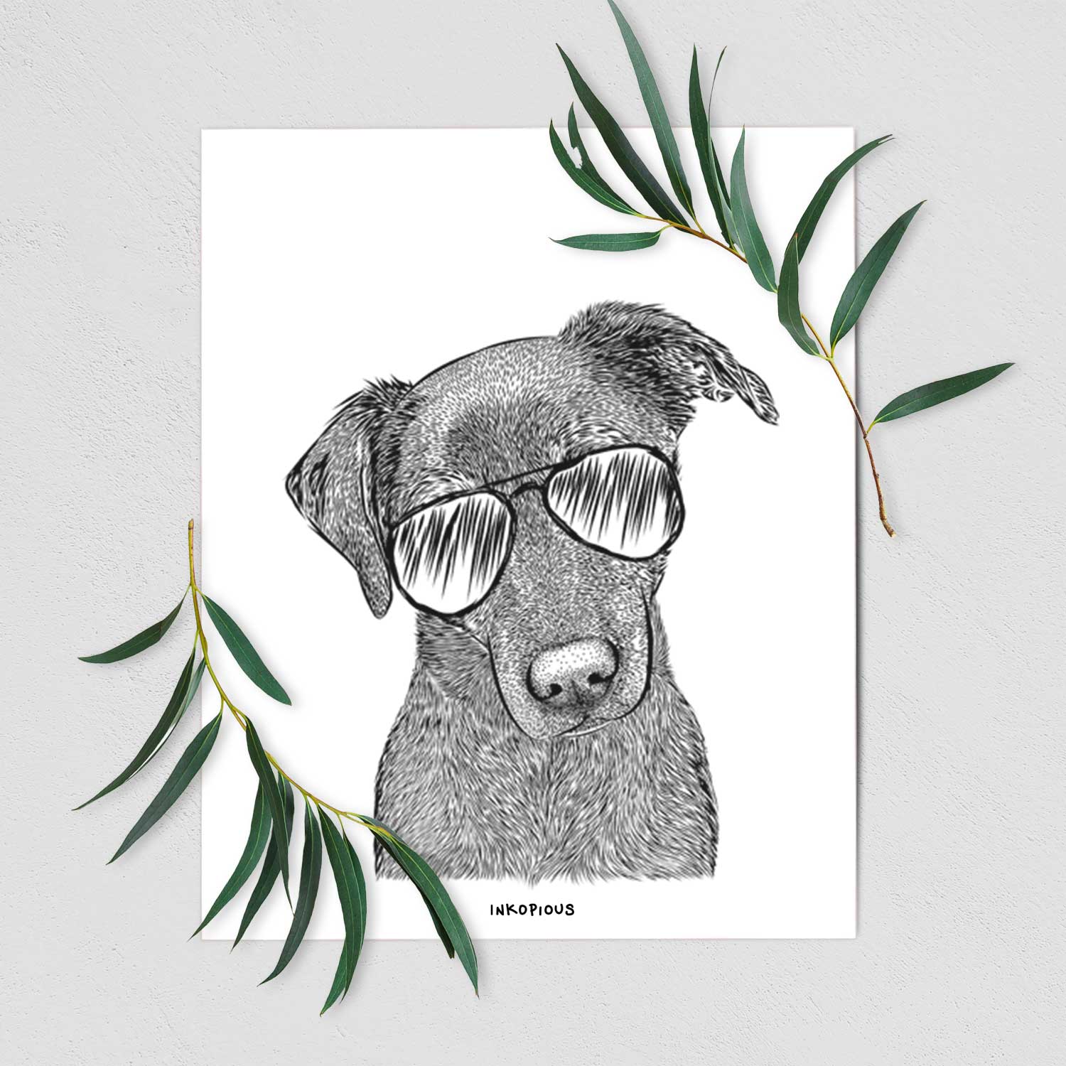 Sadie the Whipador Art Print