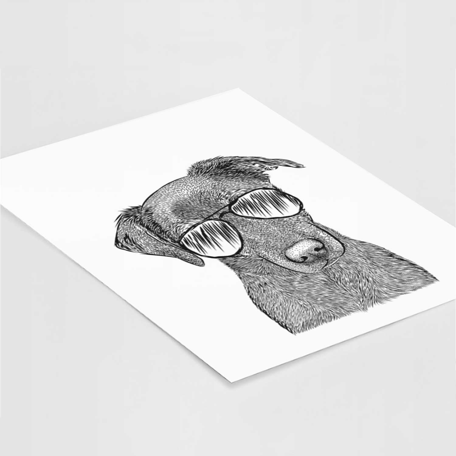 Sadie the Whipador Art Print