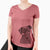 Aviator Sadie the Whipador - Women's V-neck Shirt