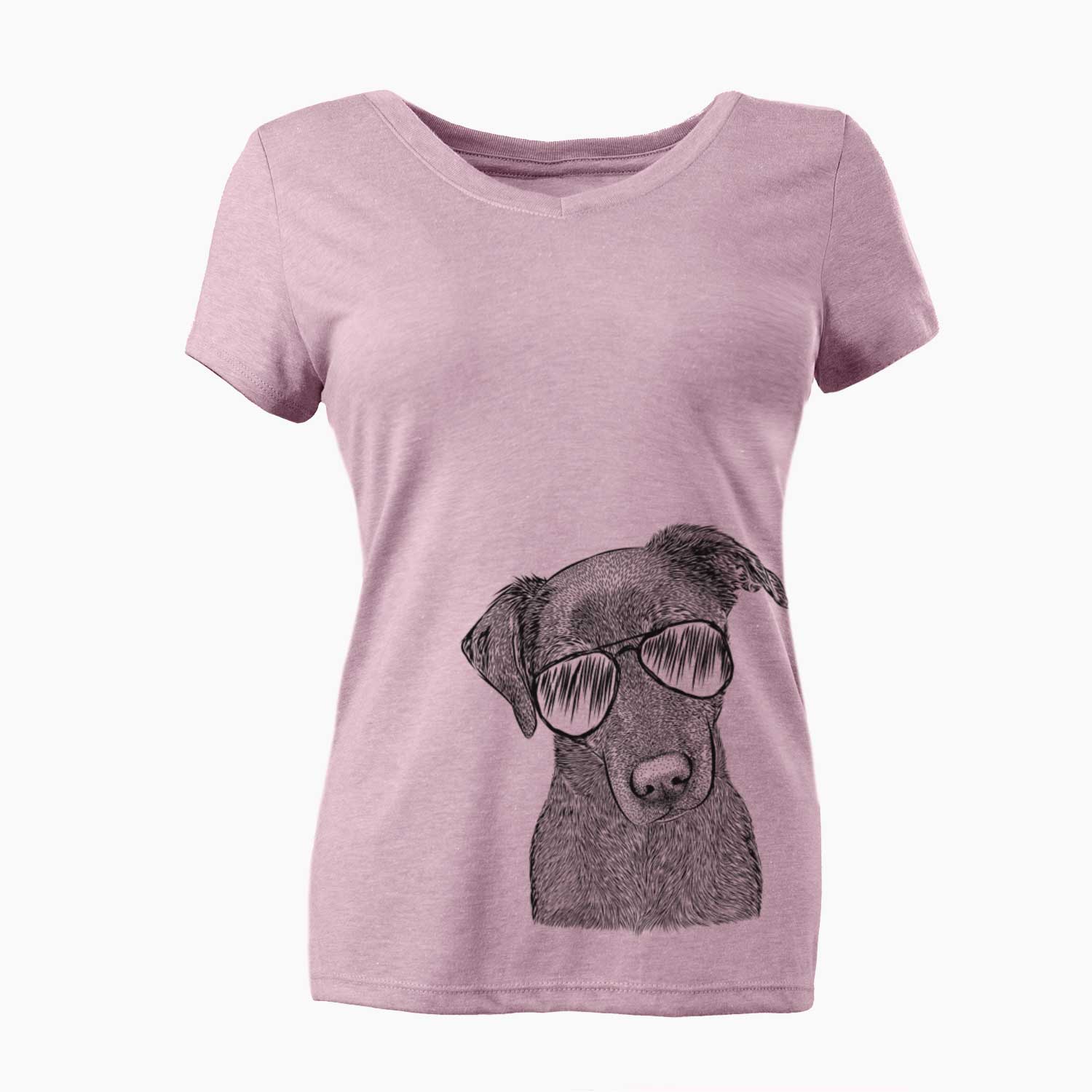 Aviator Sadie the Whipador - Women's V-neck Shirt