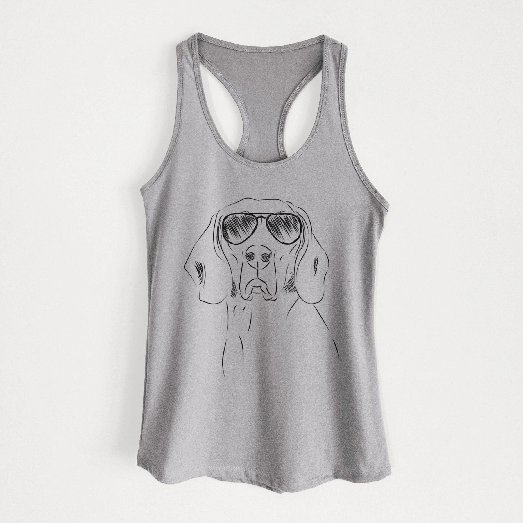 Sagan the Coonhound - Women's Racerback Tanktop