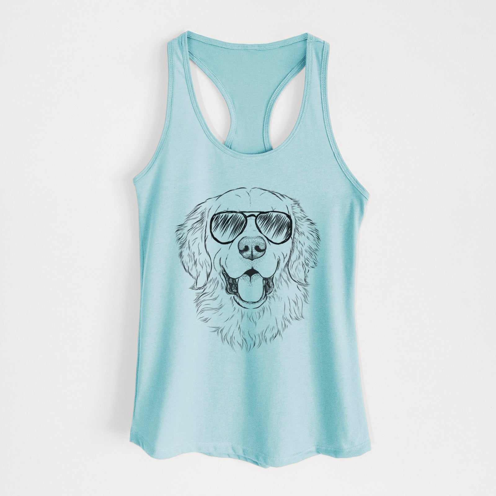 Sam the Golden Retriever - Women's Racerback Tanktop