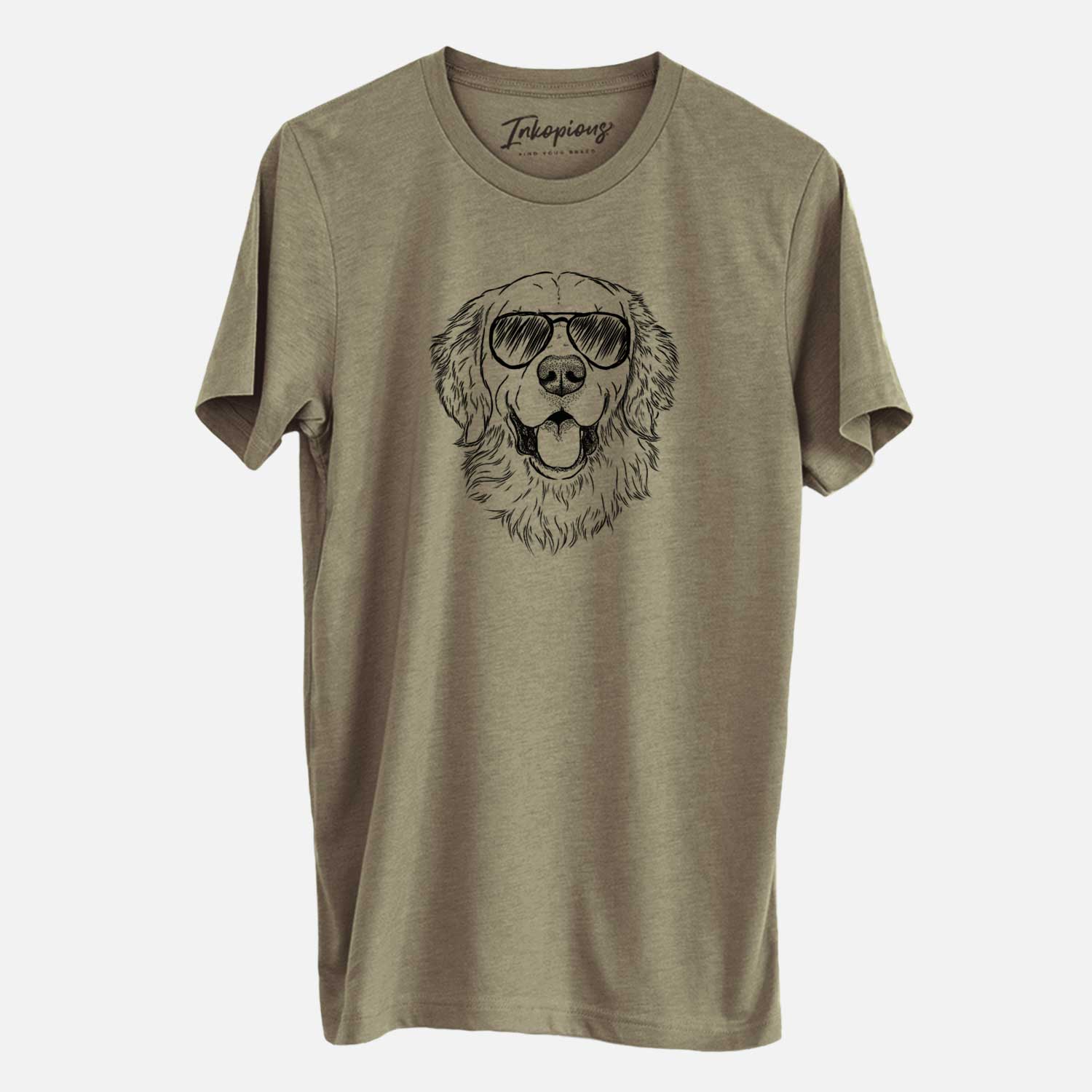 Aviator Sam the Golden Retriever - Unisex Crewneck
