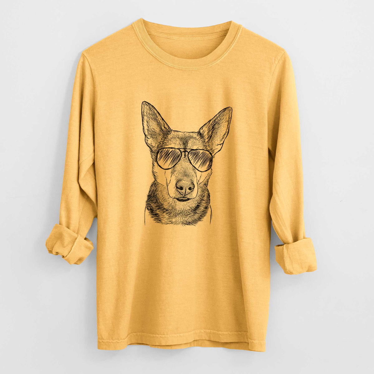 Aviators Sammie the Mixed Breed - Heavyweight 100% Cotton Long Sleeve