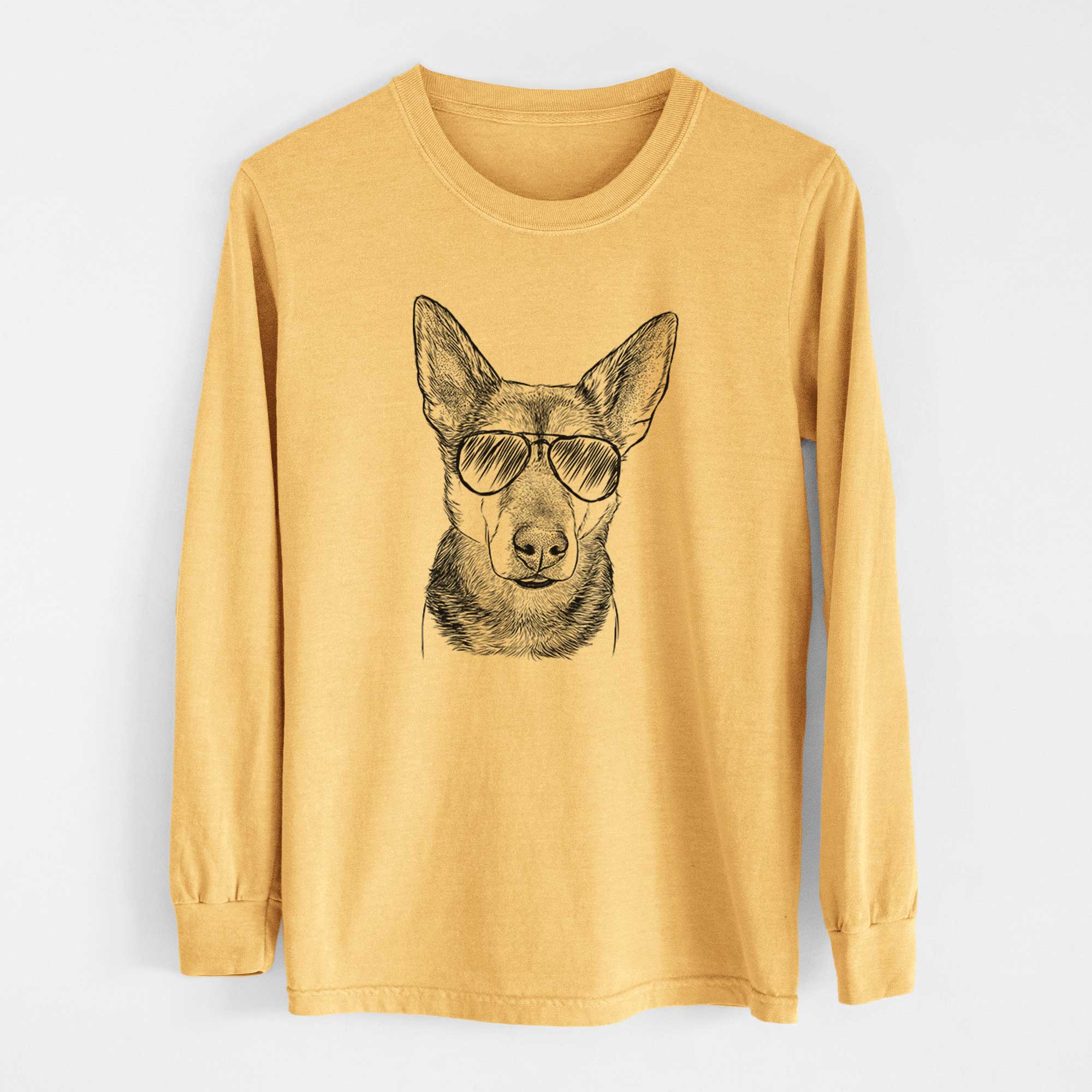 Aviators Sammie the Mixed Breed - Heavyweight 100% Cotton Long Sleeve