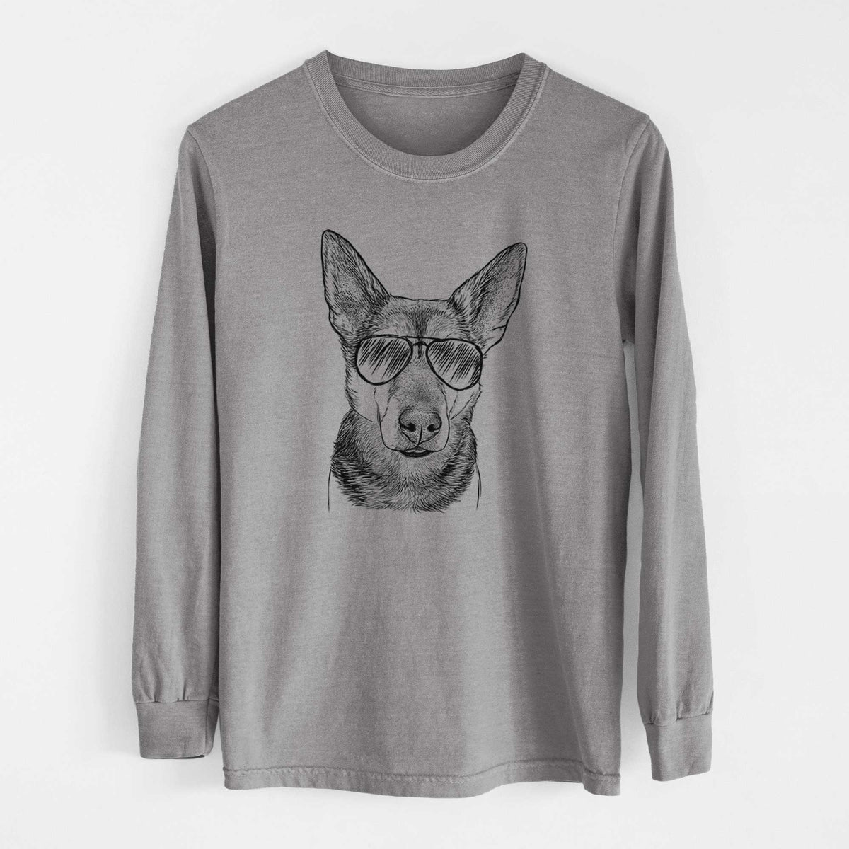 Aviators Sammie the Mixed Breed - Heavyweight 100% Cotton Long Sleeve