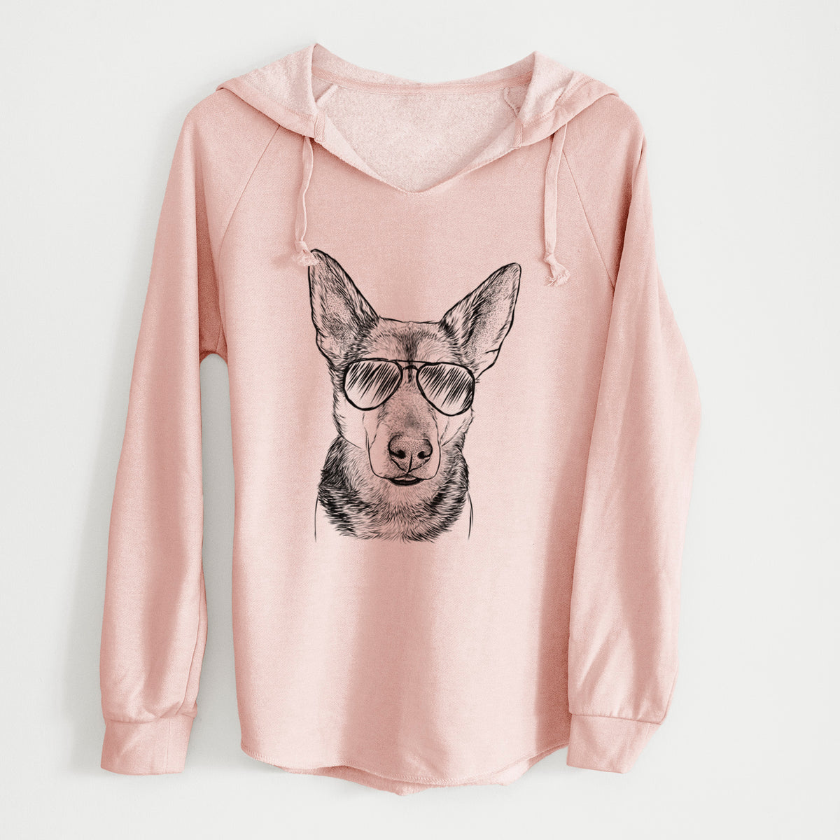 Aviator Sammie the Mixed Breed - Cali Wave Hooded Sweatshirt