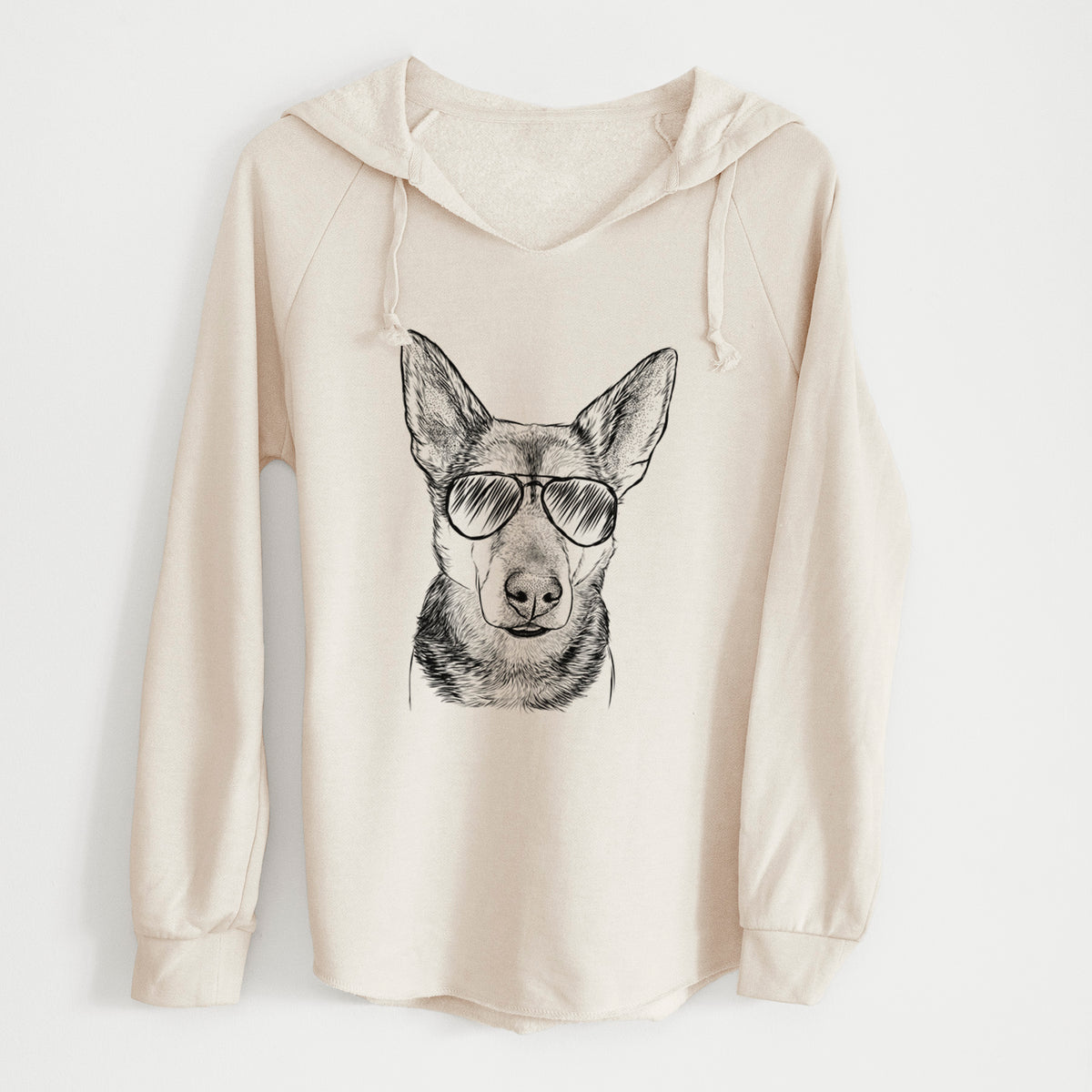 Aviator Sammie the Mixed Breed - Cali Wave Hooded Sweatshirt