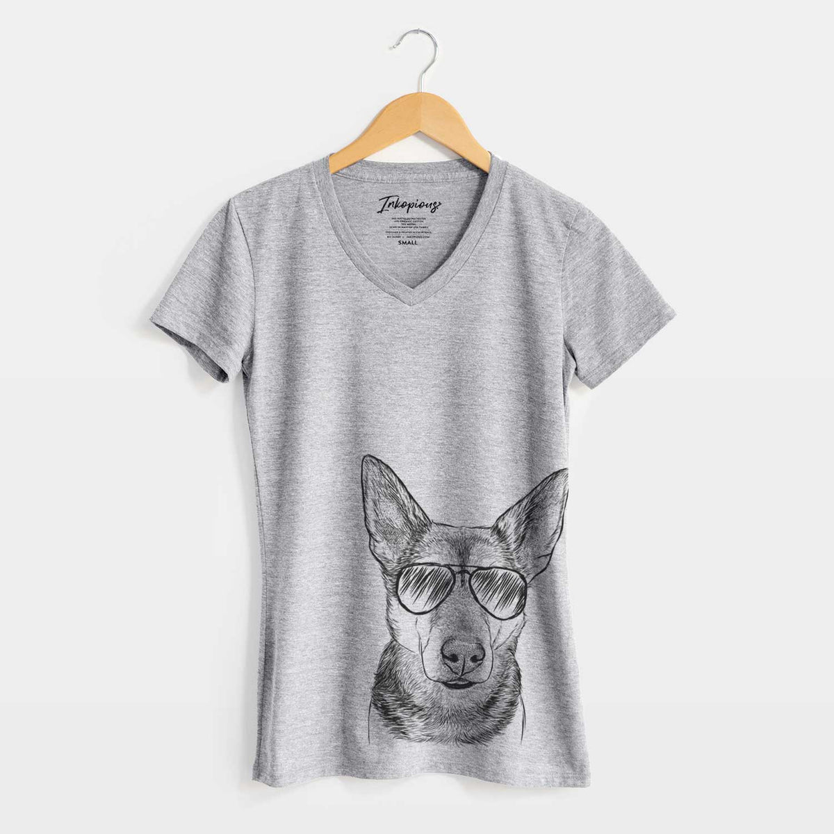 Aviator Sammie the Mixed Breed - Women&#39;s V-neck Shirt