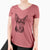 Aviator Sammie the Mixed Breed - Women's V-neck Shirt