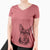 Aviator Sammie the Mixed Breed - Women's V-neck Shirt