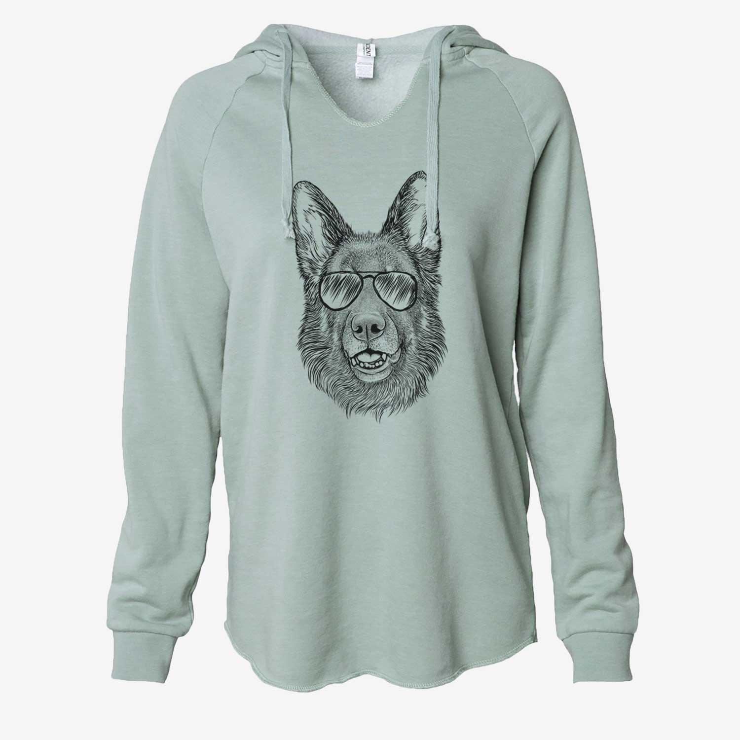 Sammie the German Shepherd - Cali Wave Hooded Sweatshirt