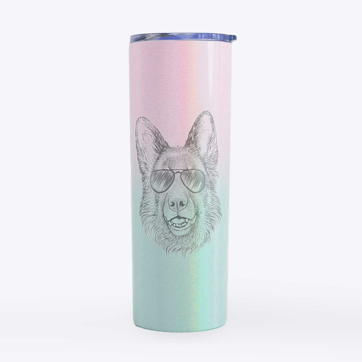 Sammie the German Shepherd - 20oz Skinny Tumbler