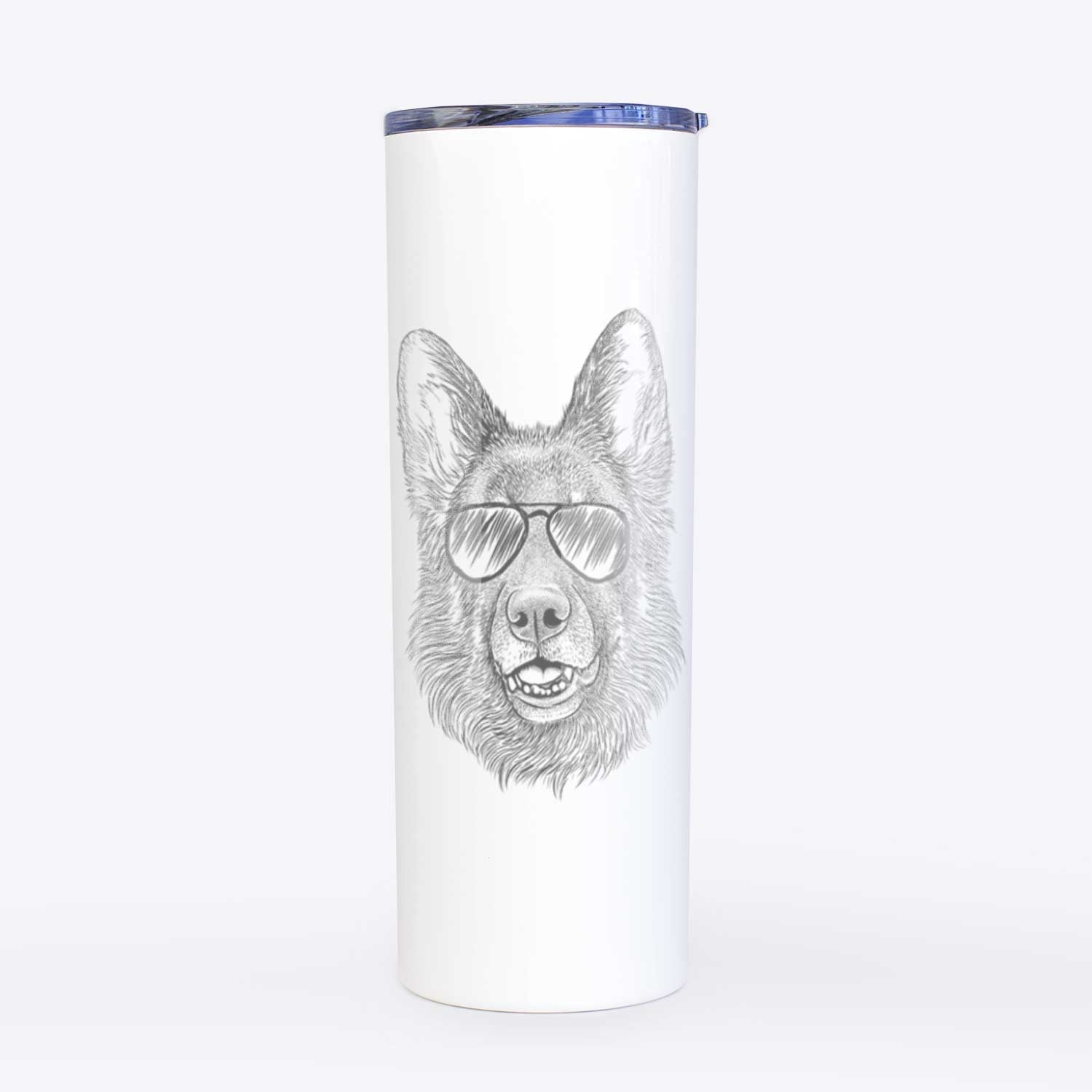 Sammie the German Shepherd - 20oz Skinny Tumbler