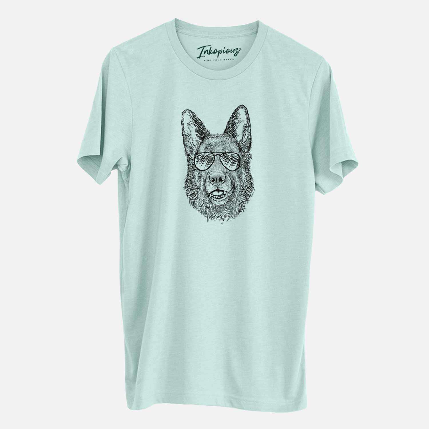 Aviator Sammie the German Shepherd - Unisex Crewneck