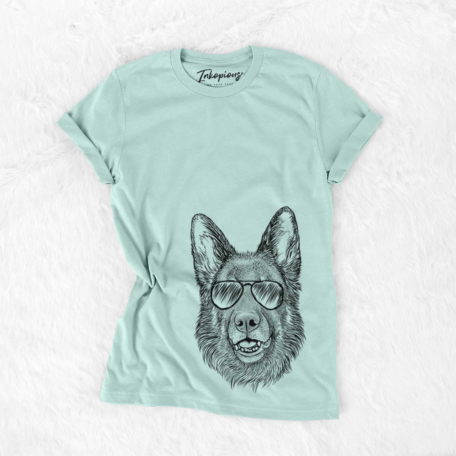 Aviator Sammie the German Shepherd - Unisex Crewneck