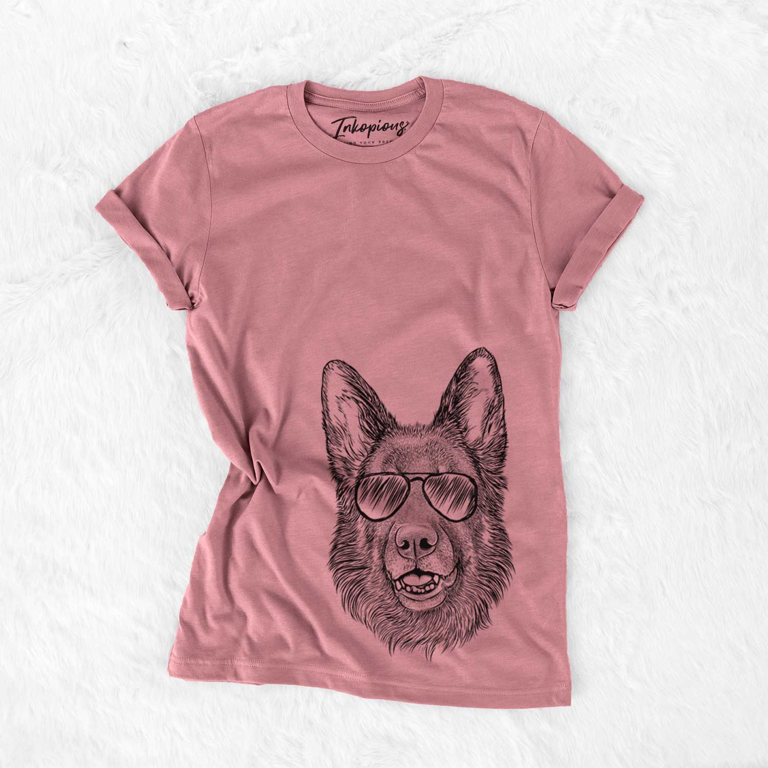 Aviator Sammie the German Shepherd - Unisex Crewneck