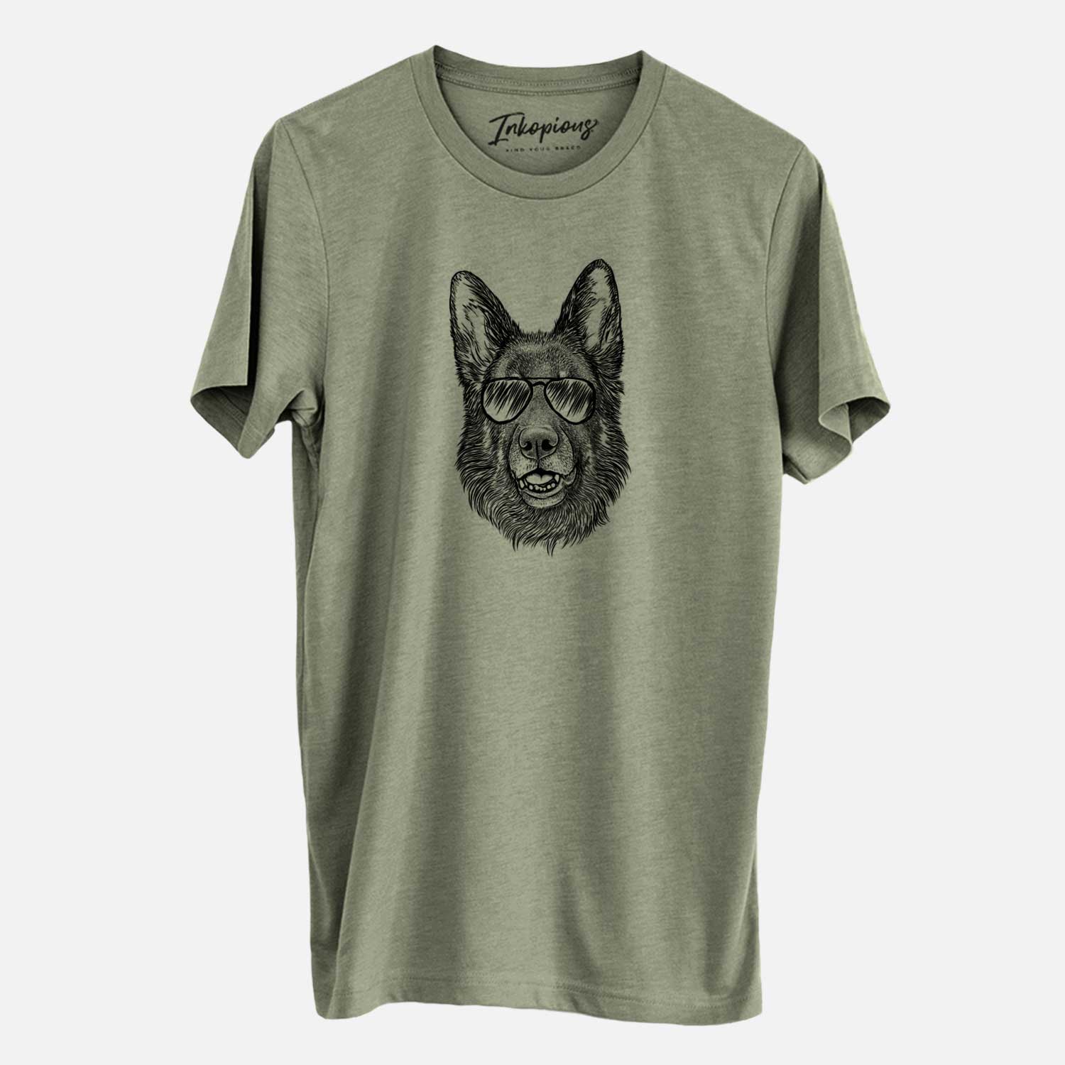 Aviator Sammie the German Shepherd - Unisex Crewneck