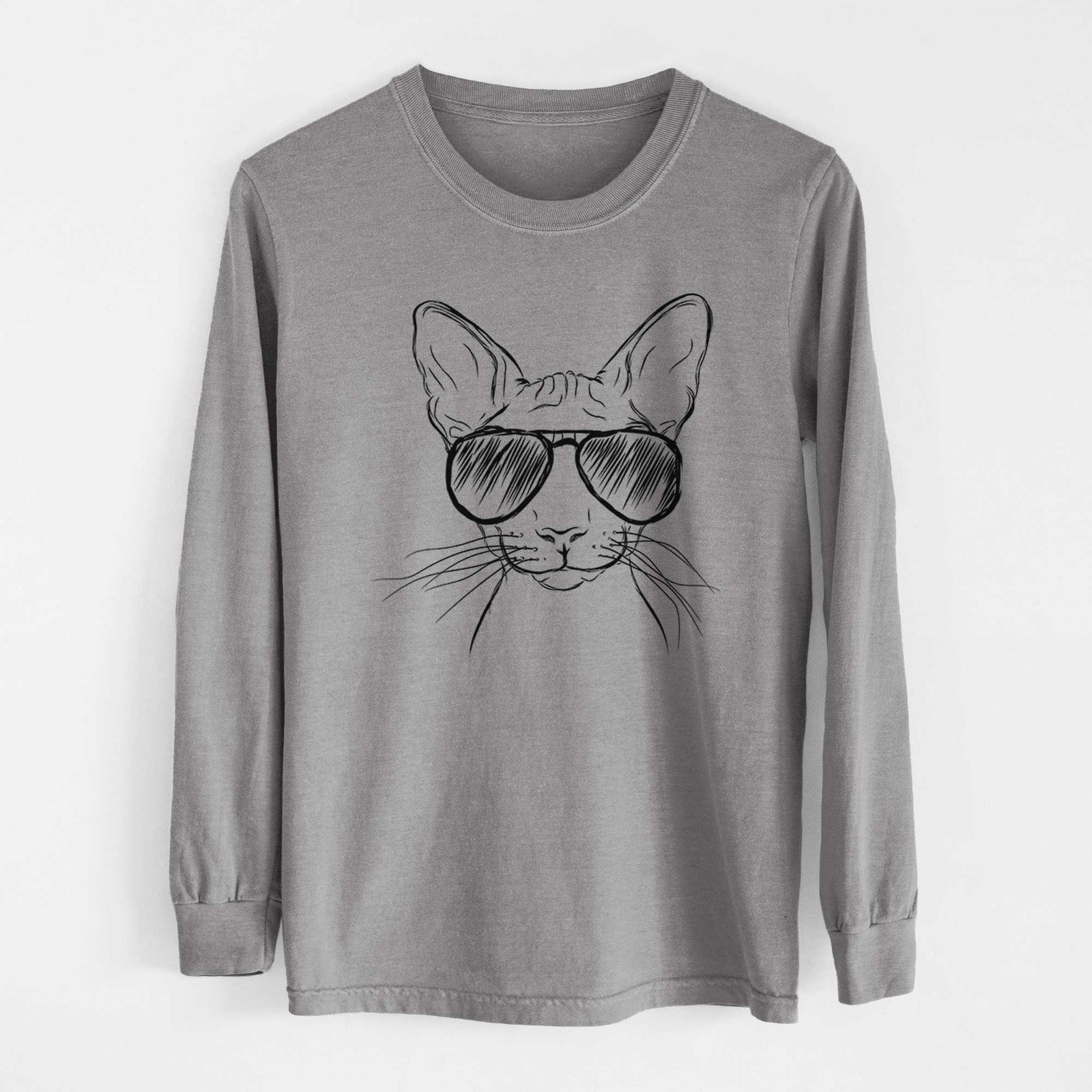 Aviators Sammy the Spinx Cat - Heavyweight 100% Cotton Long Sleeve