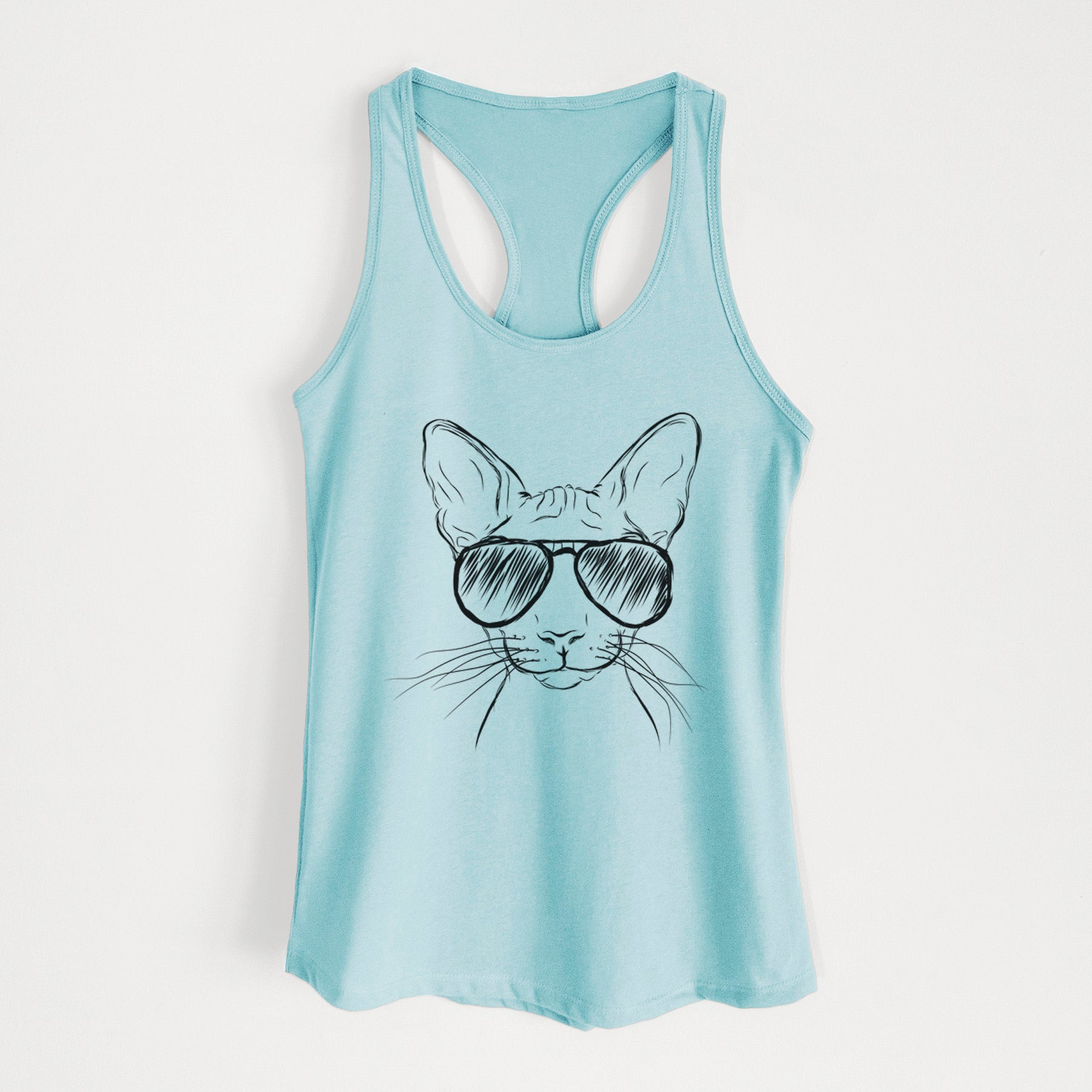 Sammy the Spinx Cat - Women's Racerback Tanktop