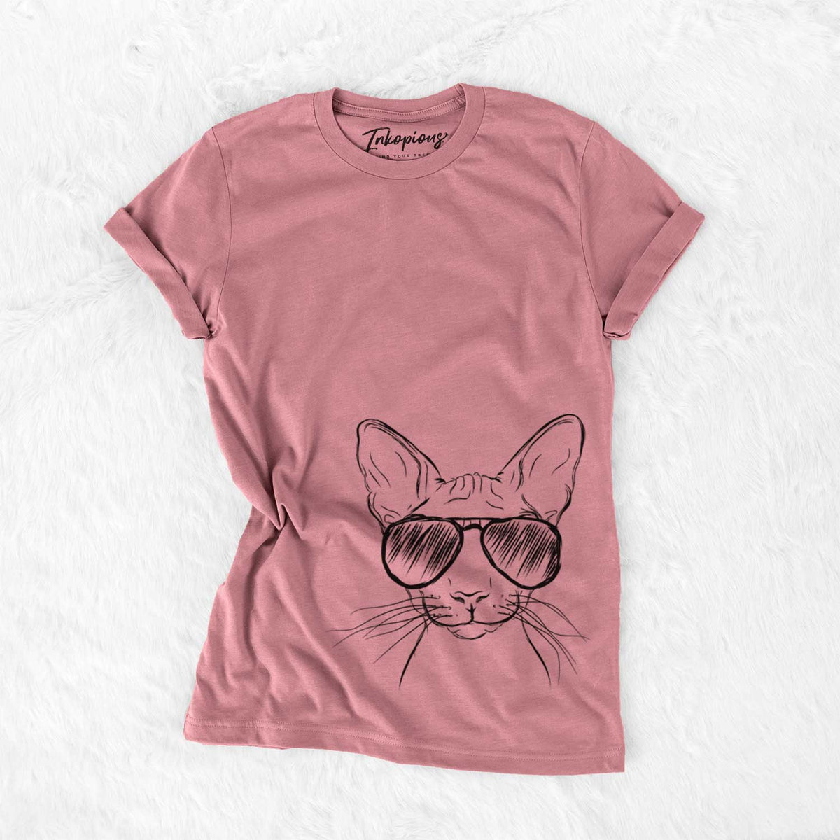 Aviator Sammy the Spinx Cat - Unisex Crewneck
