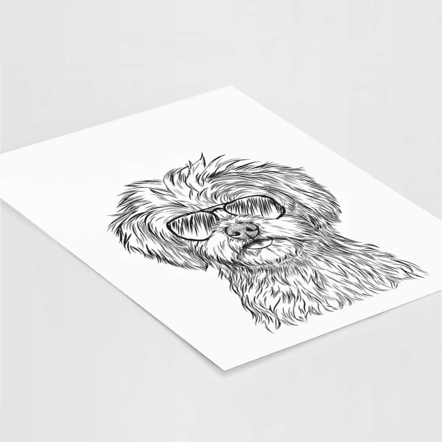 Sammy the Shorkie Art Print