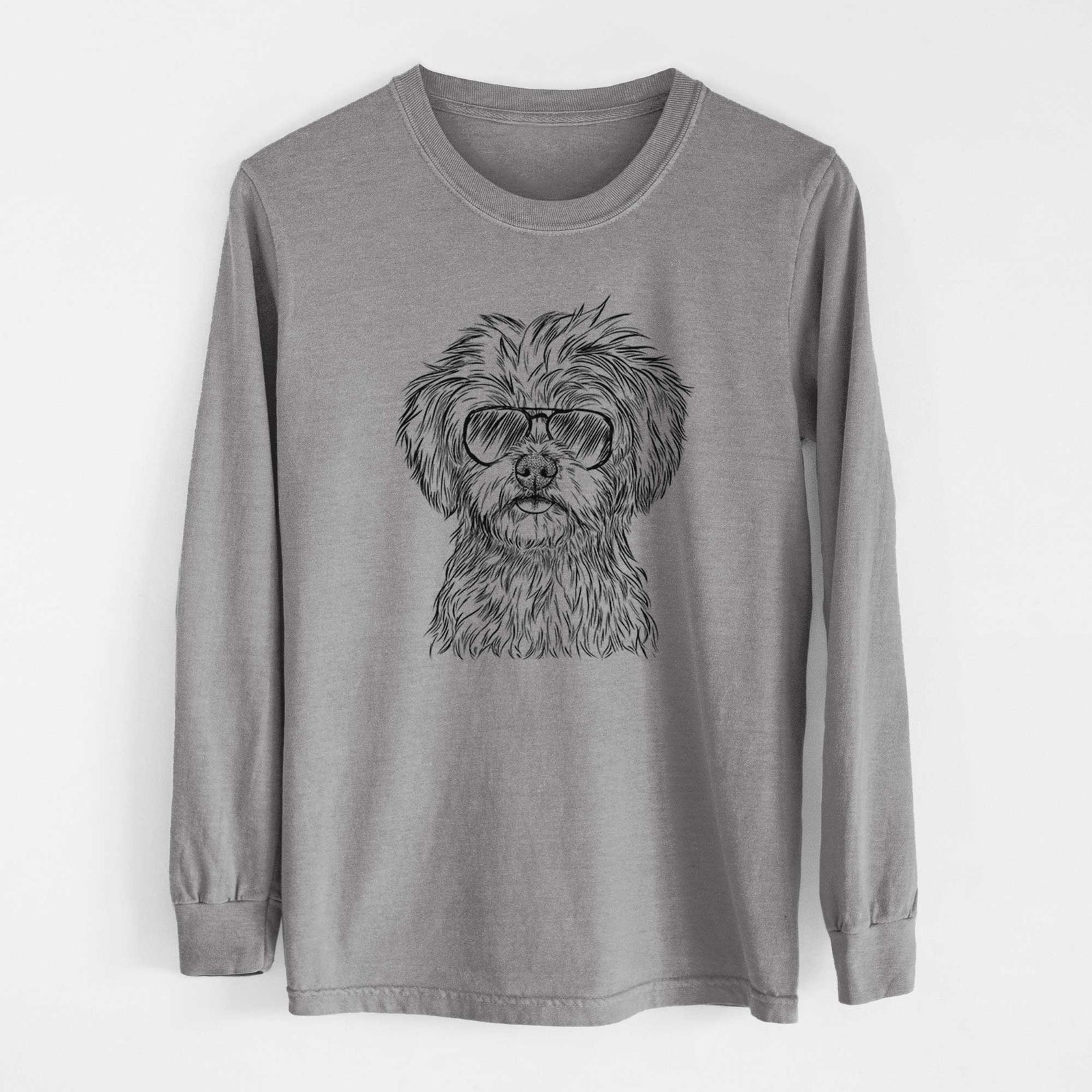 Aviators Sammy the Shorkie - Heavyweight 100% Cotton Long Sleeve