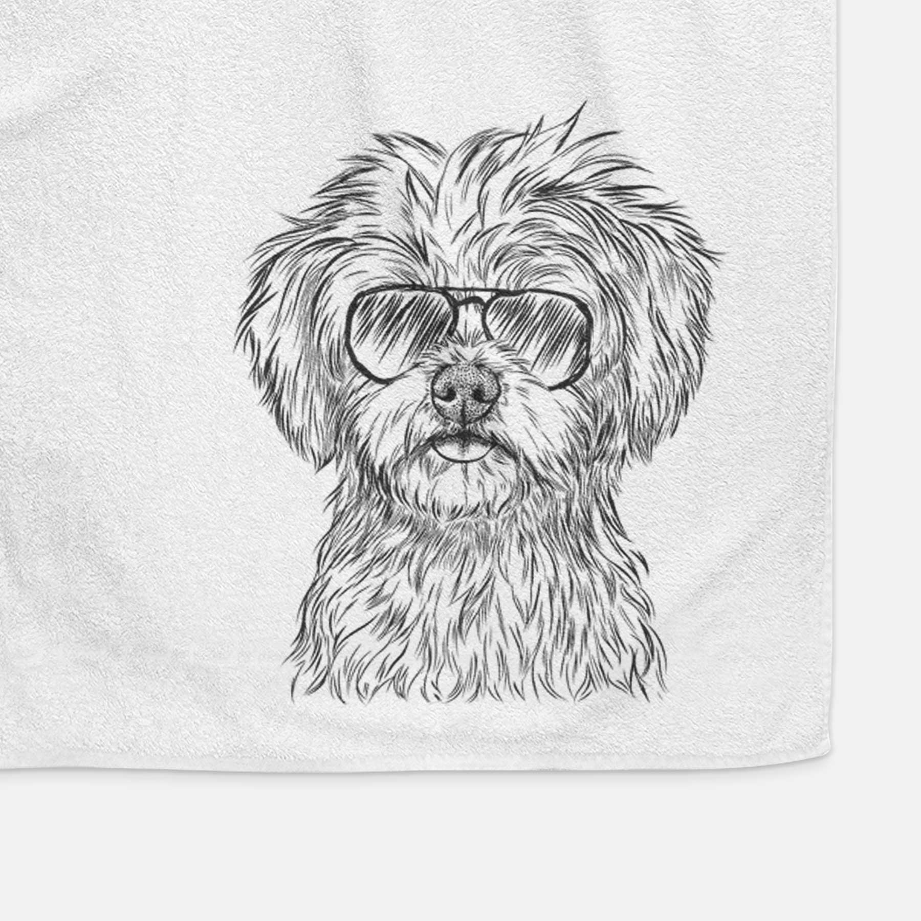 Sammy the Shorkie Decorative Hand Towel