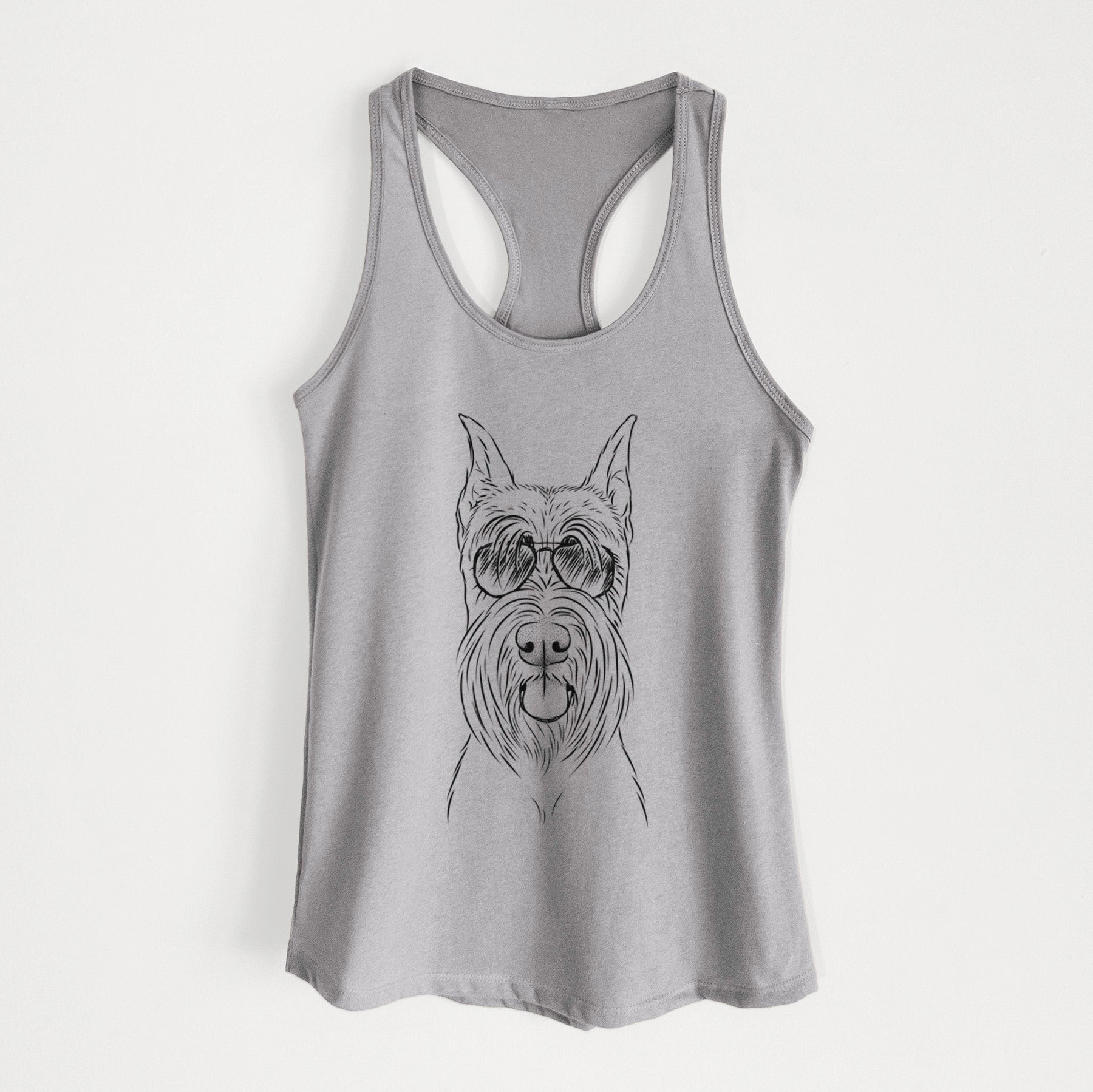 Samuel the Standard Schnauzer - Women's Racerback Tanktop