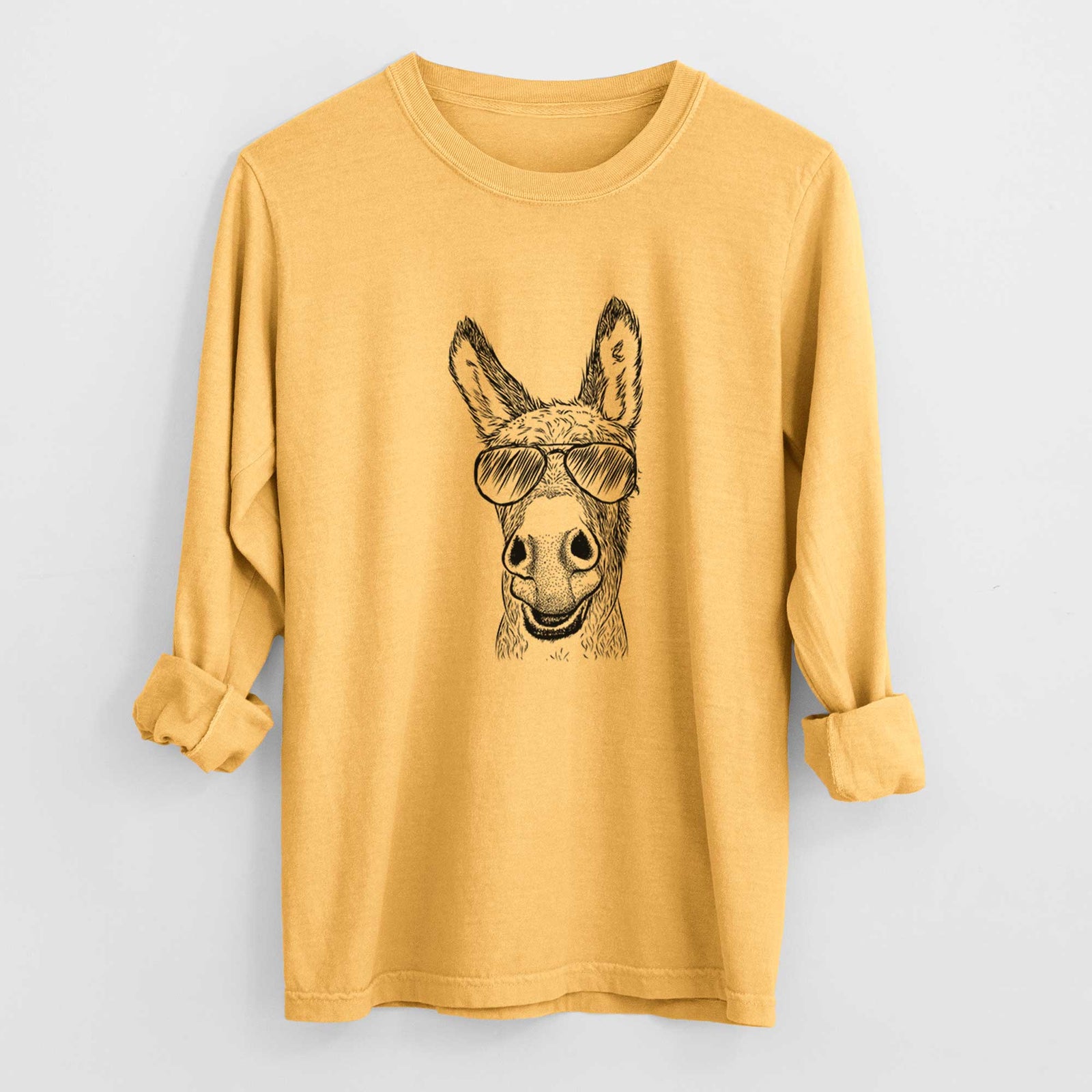Aviators Samule the Donkey - Heavyweight 100% Cotton Long Sleeve