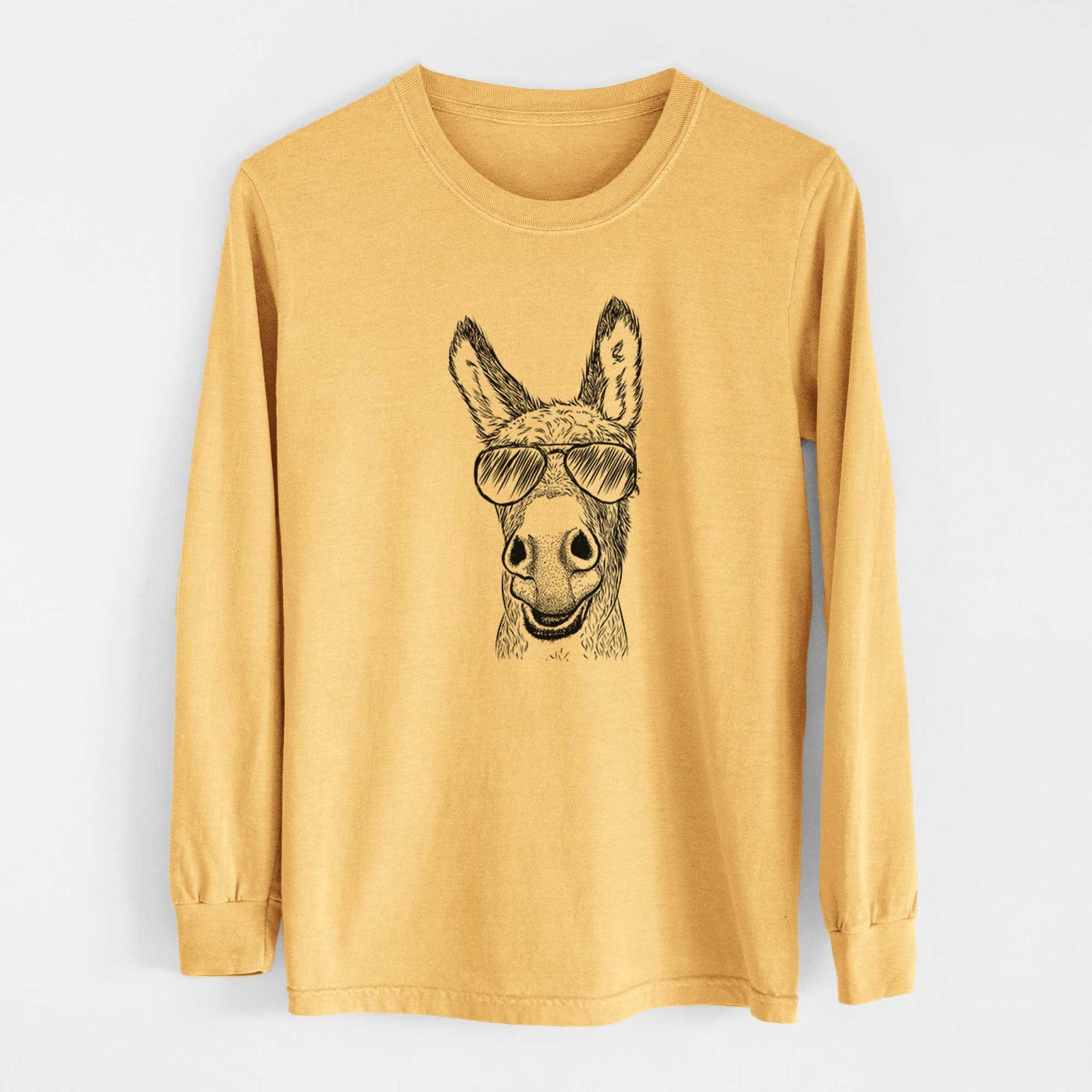 Aviators Samule the Donkey - Heavyweight 100% Cotton Long Sleeve