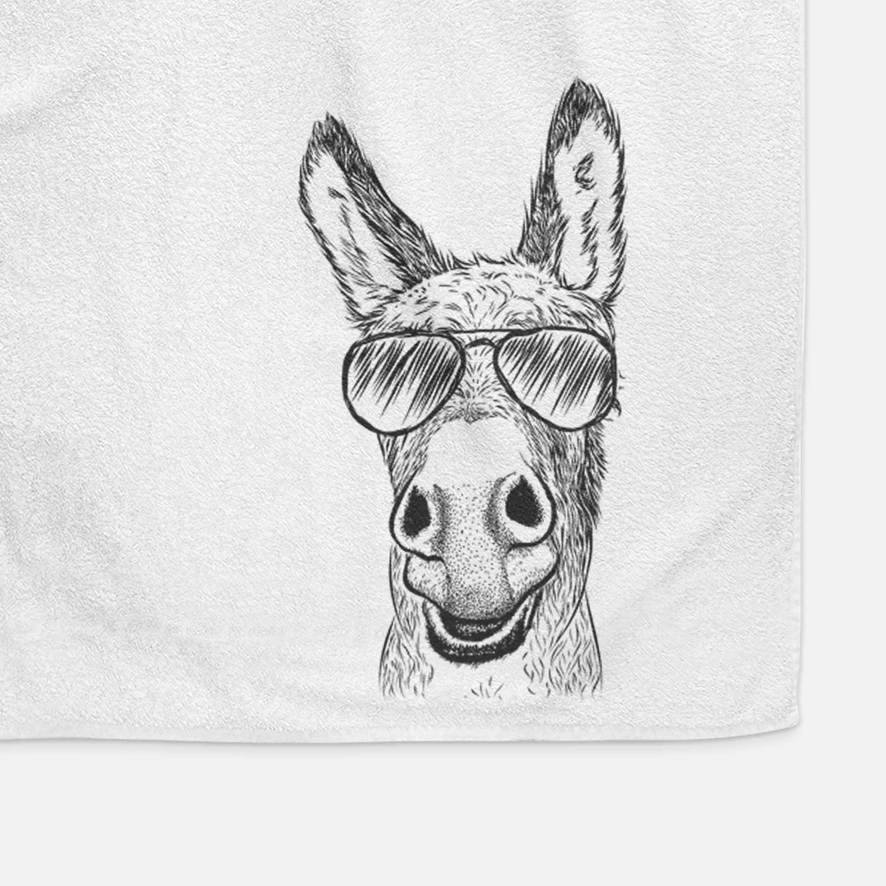 Samule the Donkey Decorative Hand Towel