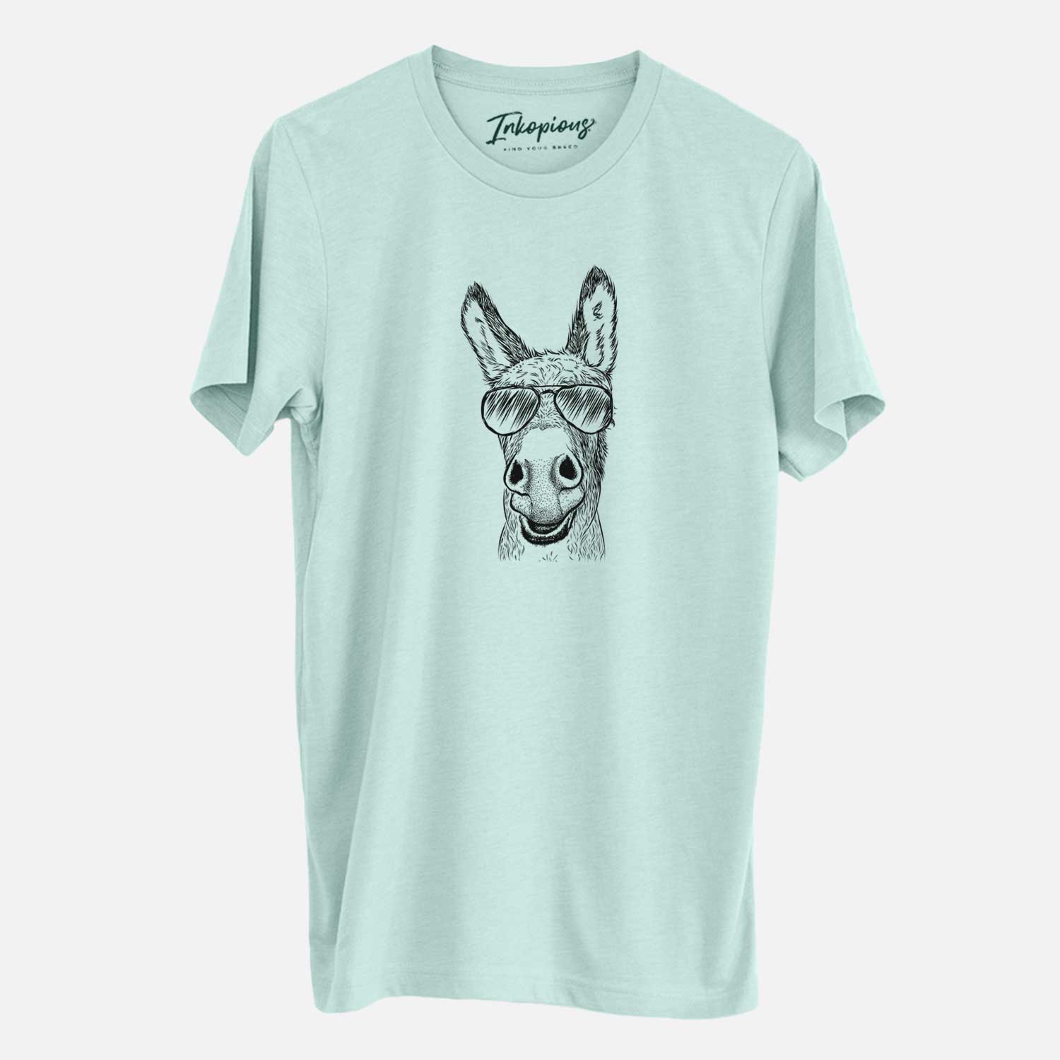 Aviator Samule the Donkey - Unisex Crewneck