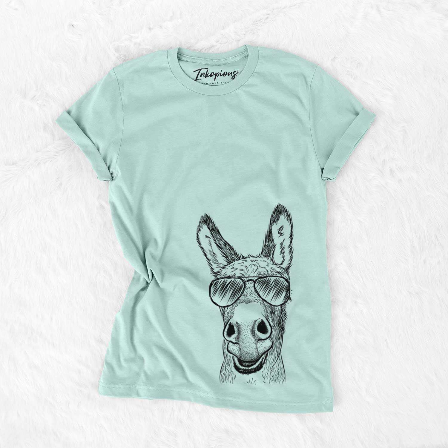 Aviator Samule the Donkey - Unisex Crewneck