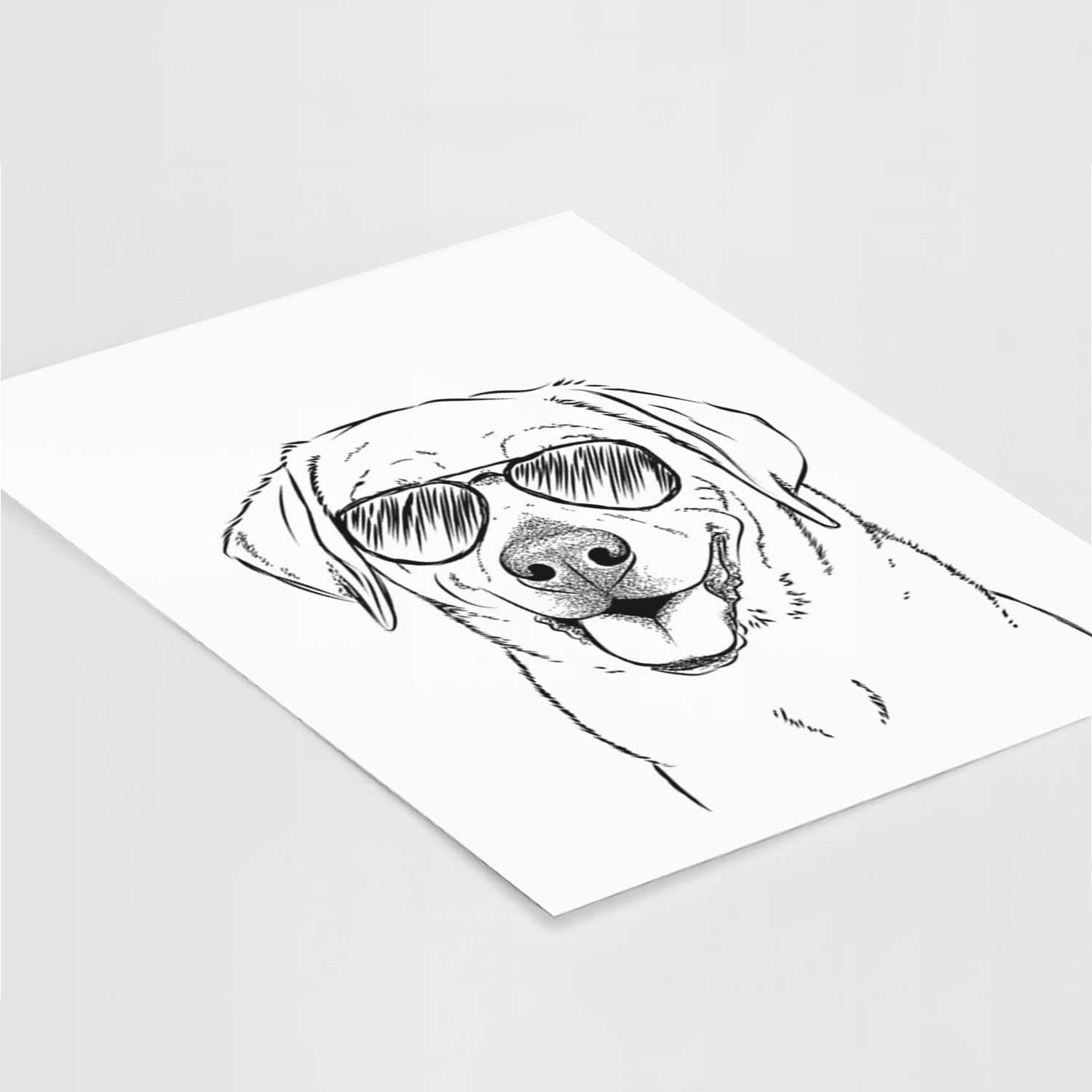 Sanford the Labrador Retriever Art Print