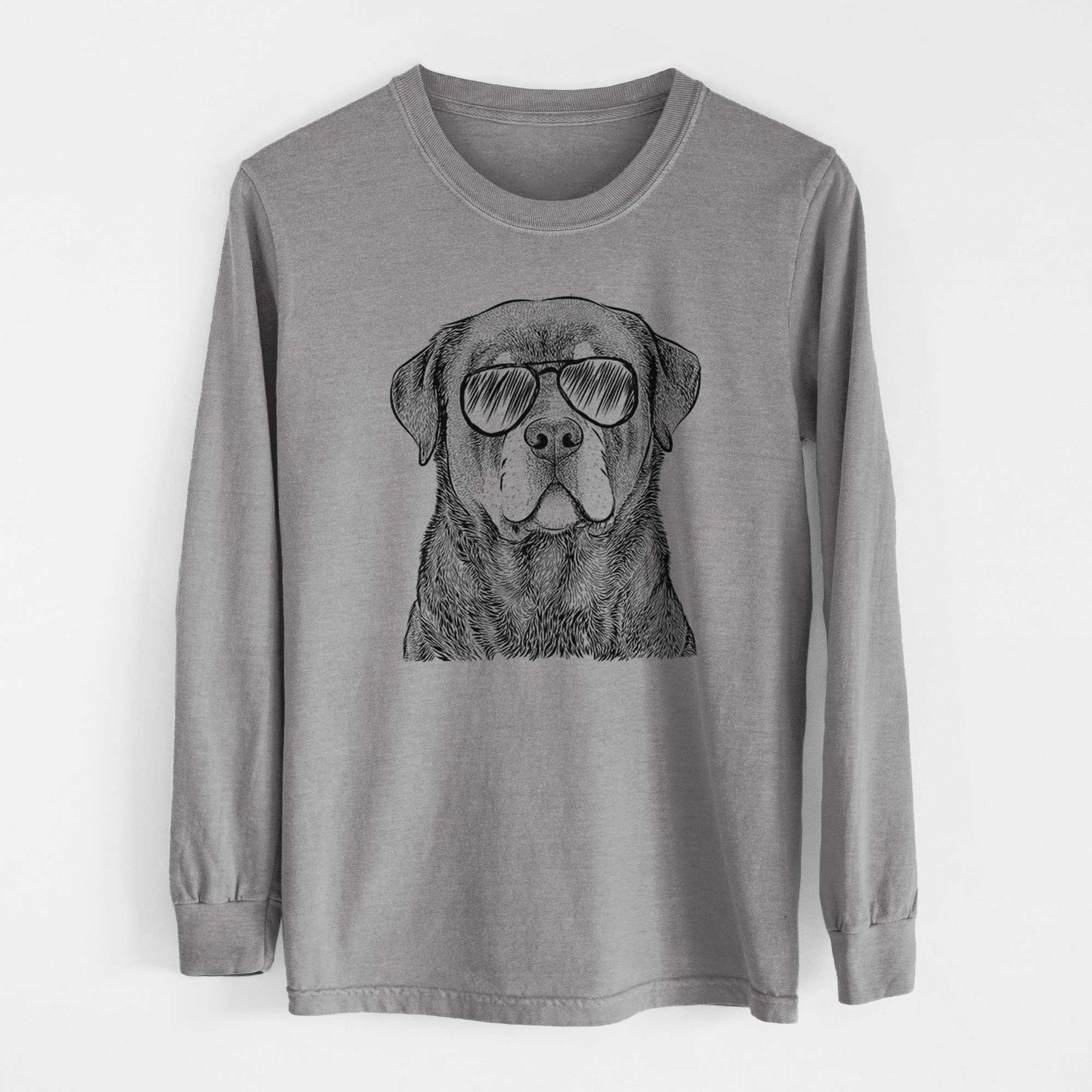 Aviators Sarge the Rottweiler - Heavyweight 100% Cotton Long Sleeve