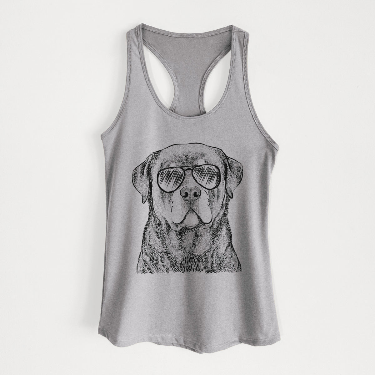 Sarge the Rottweiler - Women's Racerback Tanktop